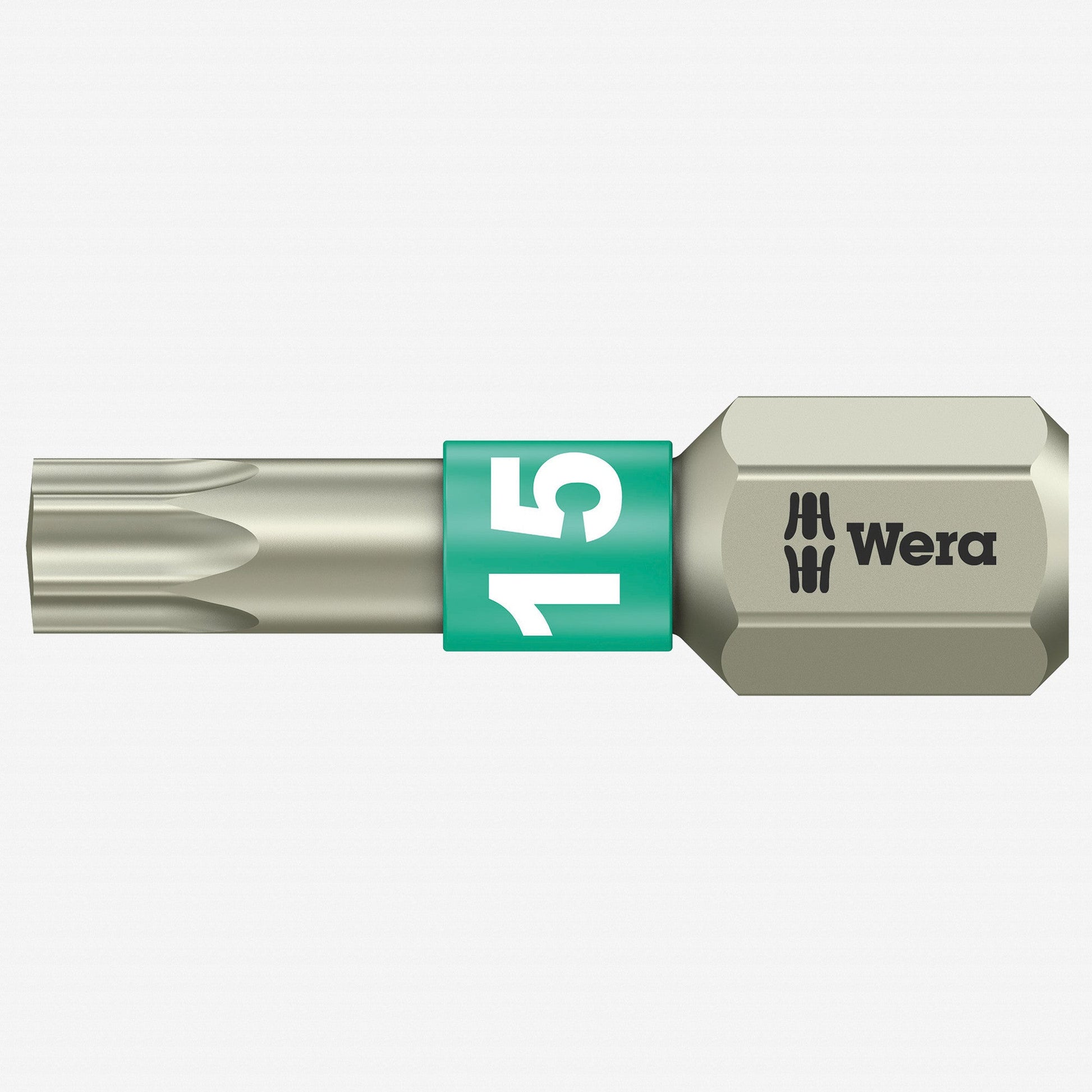 Wera 071033 T15 x 25mm Stainless Steel TORX® Torsion Insert Bit - WR071033 - KC Tool