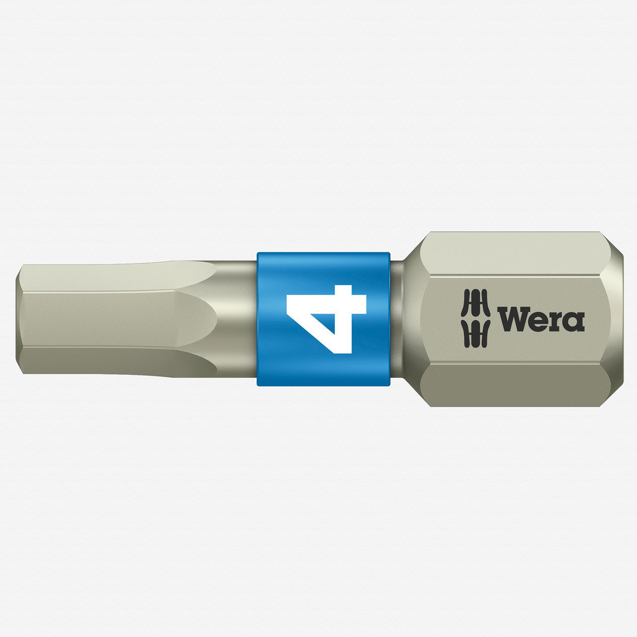 Wera 071074 4 x 25mm Stainless Steel Hex Torsion Insert Bit - WR071074 - KC Tool