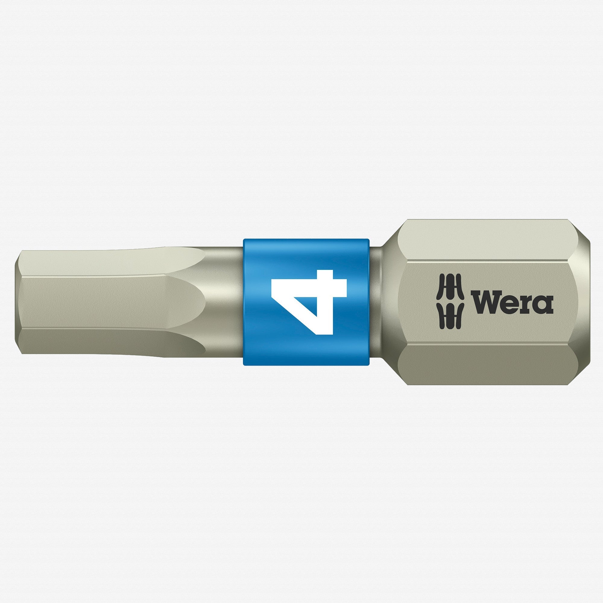 Wera 071074 4 x 25mm Stainless Steel Hex Torsion Insert Bit - WR071074 - KC Tool