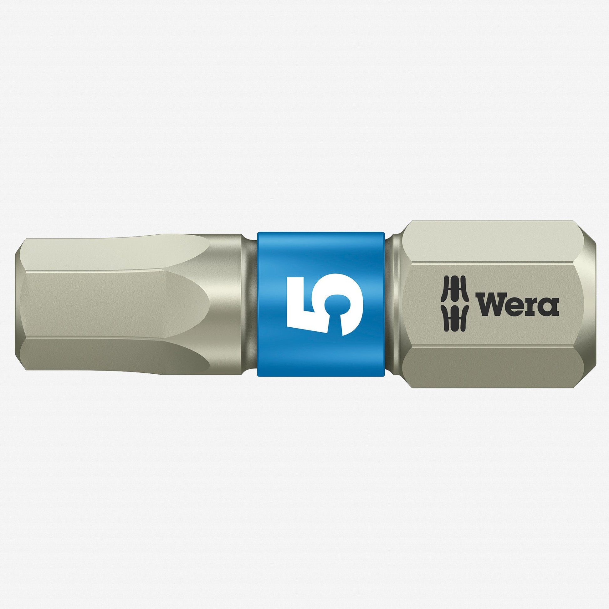 Wera 071075 5 x 25mm Stainless Steel Hex Torsion Insert Bit - WR071075 - KC Tool