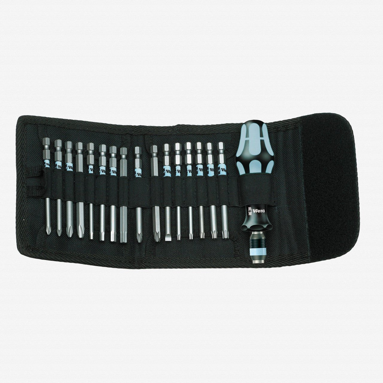 Wera 071117 Kraftform Kompakt 60 Stainless Steel 17 Piece SAE Set - WR071117 - KC Tool