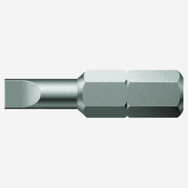 Wera 072063 1.2 x 8 x 25mm Slotted Bit - WR072063 - KC Tool
