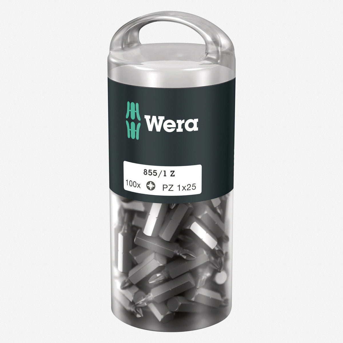 Wera 072443 DIY PZ 1 x 25mm Pozidriv Insert Bit - 100 Pack - WR072443 - KC Tool