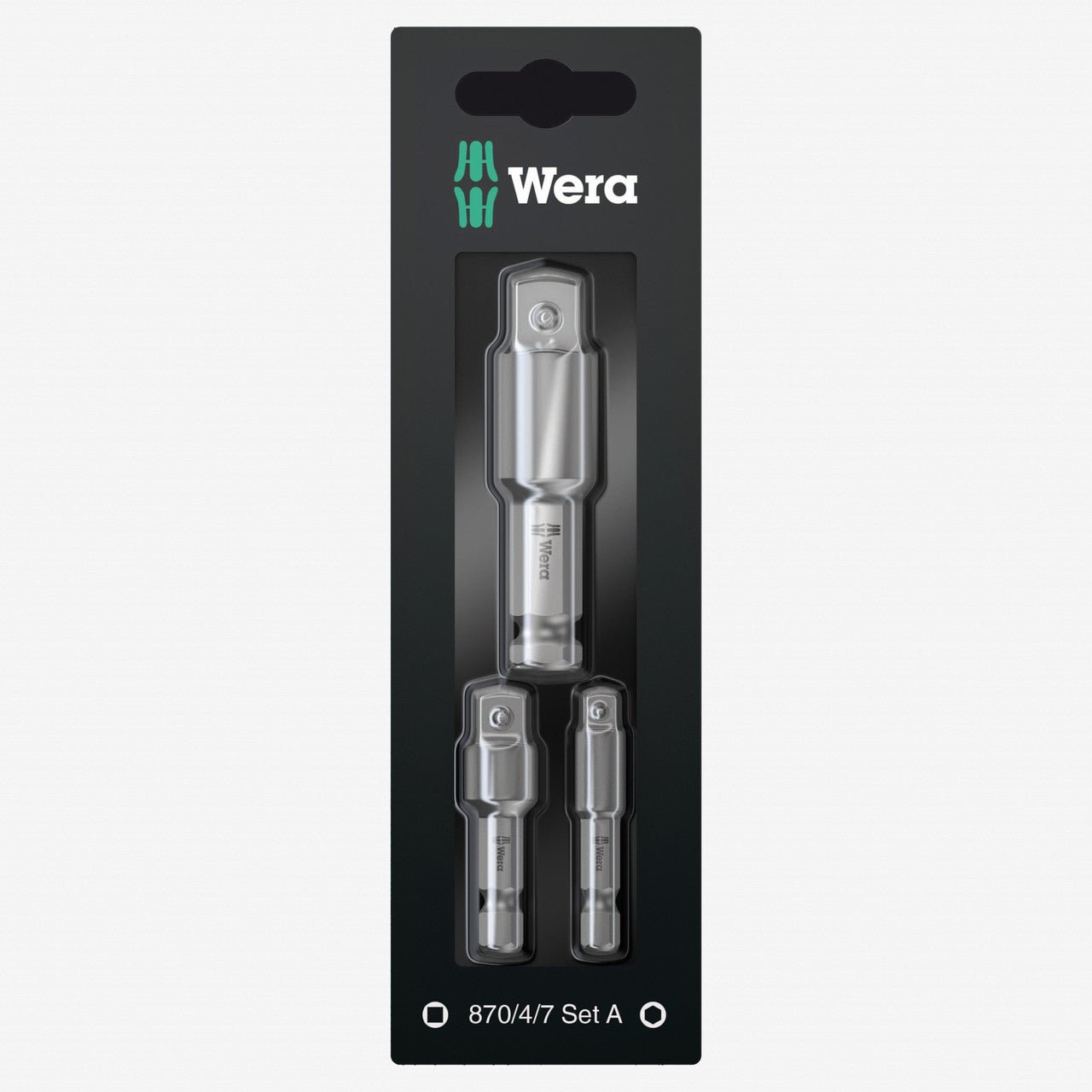 Wera 073200 3 Piece Socket Adaptor Set A SB - WR073200 - KC Tool
