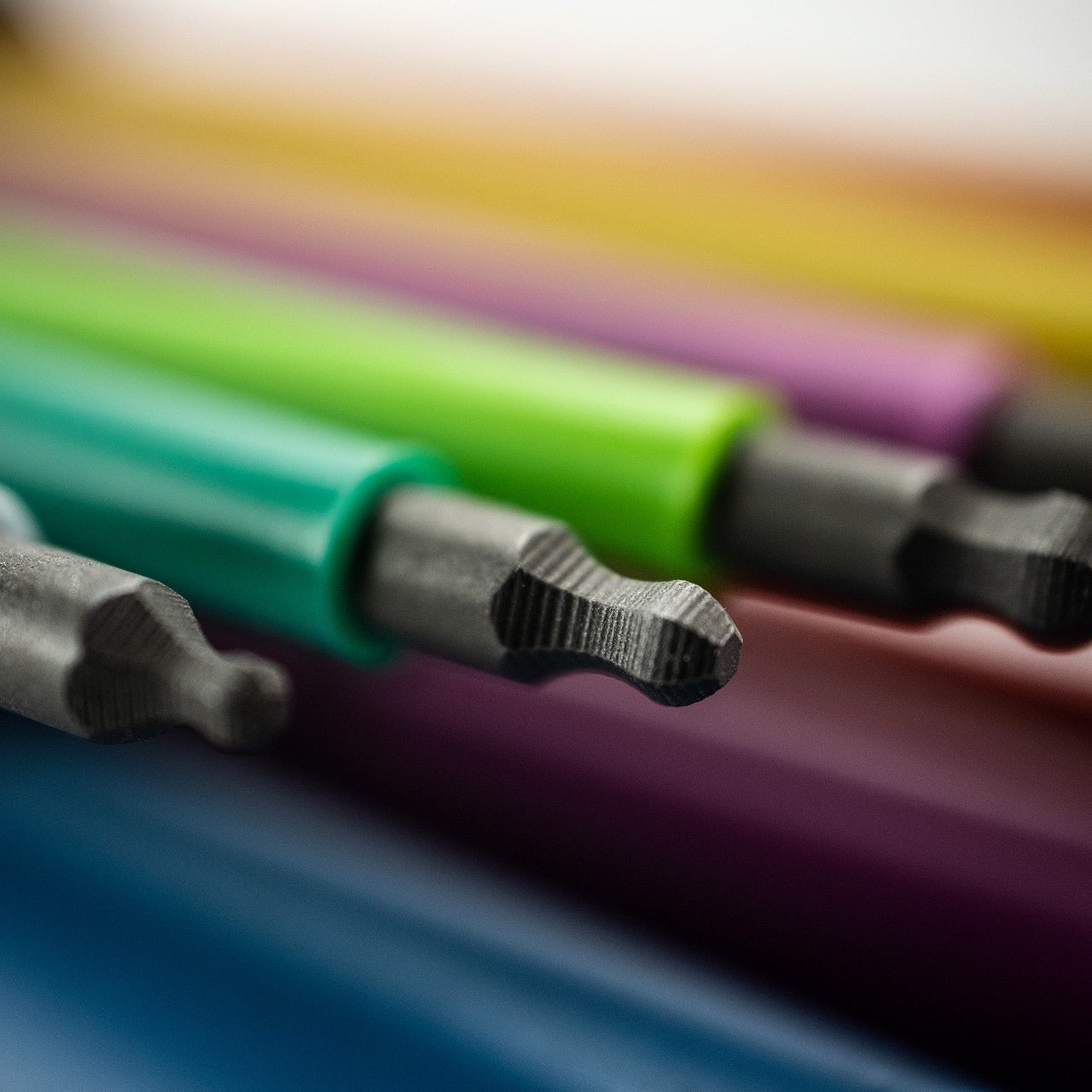 Wera 073593+022640 Multicolor Hex + Ball End Hex Metric/SAE Combo L - key Clip Set - KCT-WRHEXKEY - KC Tool