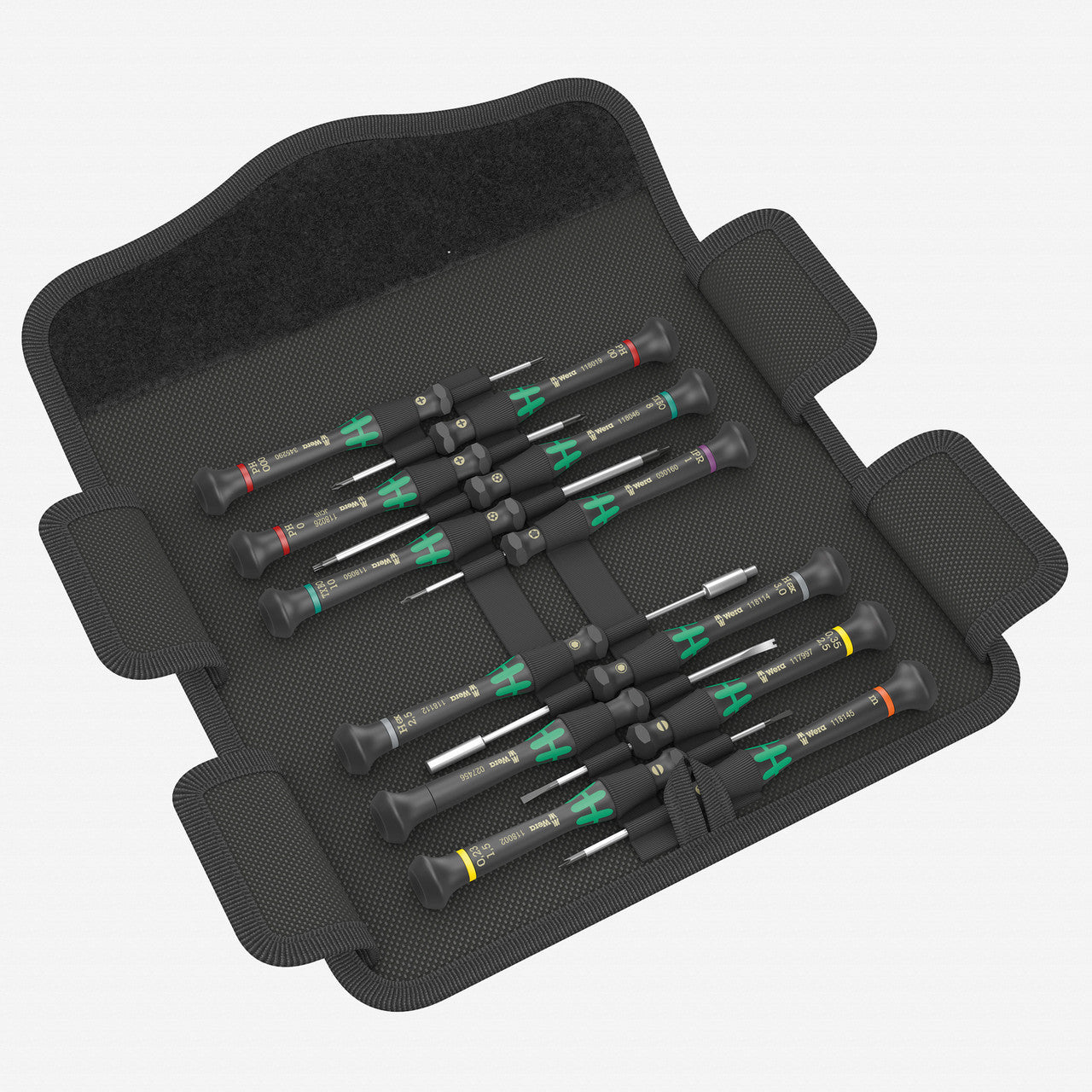Wera 073677 Kraftform Micro 12 Electronics 1 Screwdriver Set - WR073677 - KC Tool