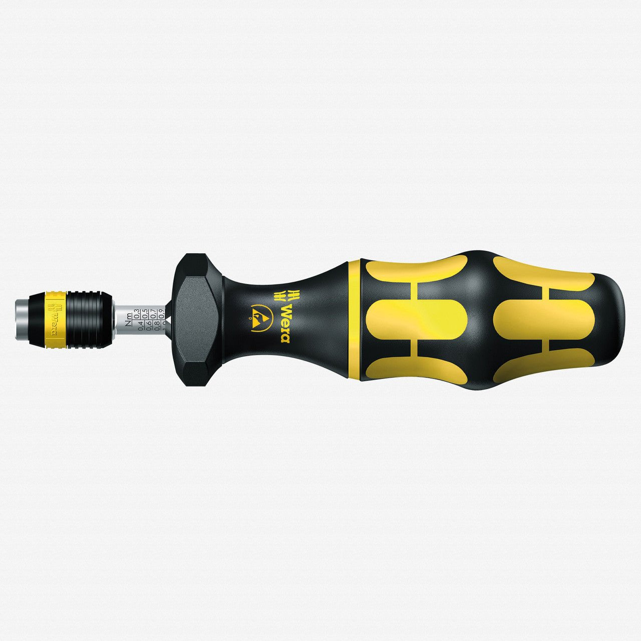Wera 074733 ESD Safe Adjustable Torque Screwdriver 2.5 - 11.5 in-lbs - WR074733 - KC Tool