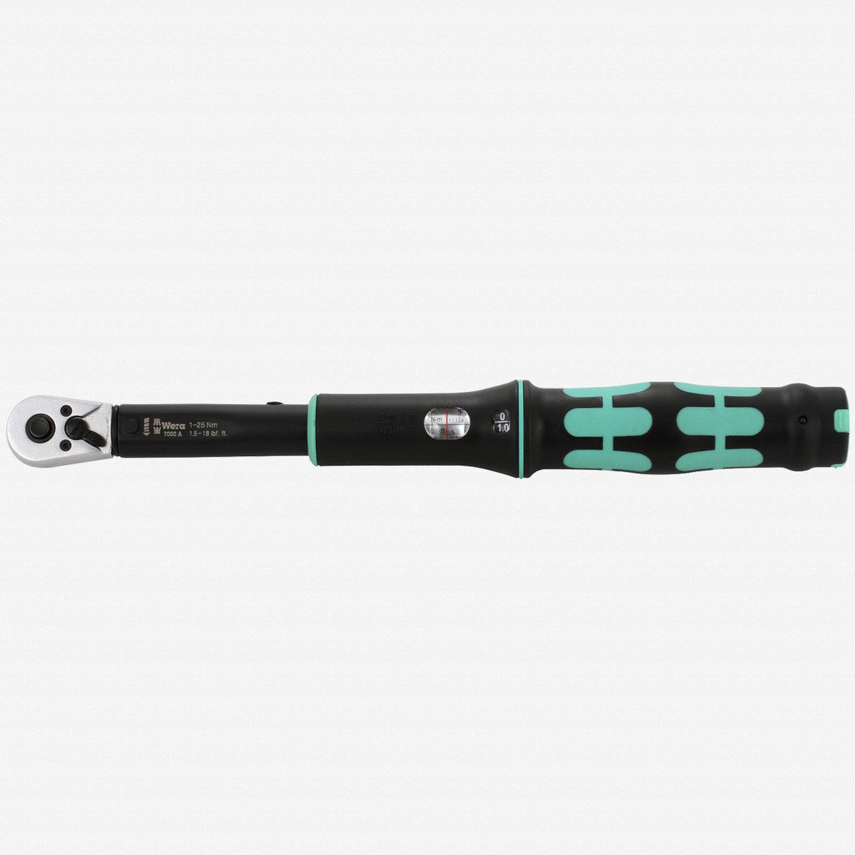 Wera 075393 Torque Wrench 1-25 Nm Reversible Ratchet 1/4" Drive - WR075393 - KC Tool