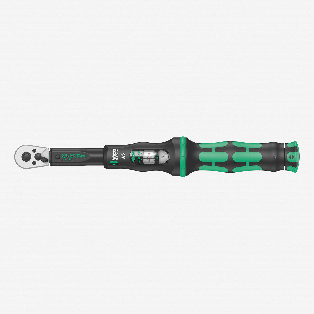 Wera 075604 Torque Wrench 2.5-25 Nm Reversible Ratchet 1/4