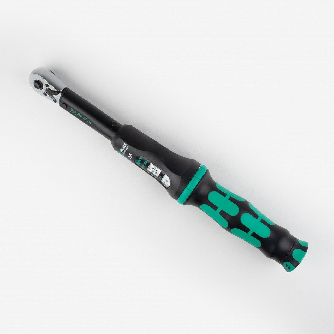 Wera 075604 Torque Wrench 2.5-25 Nm Reversible Ratchet 1/4