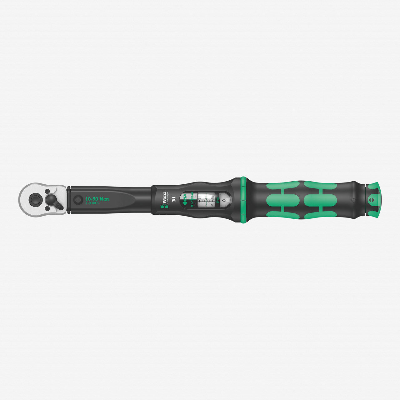 Wera 075610 Torque Wrench 10 - 50 Nm Reversible Ratchet 3/8" Drive - WR075610 - KC Tool