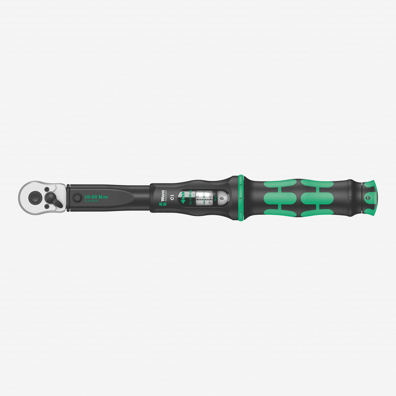 Wera 075620 Torque Wrench 10 - 50 Nm Reversible Ratchet 1/2" Drive - WR075620 - KC Tool