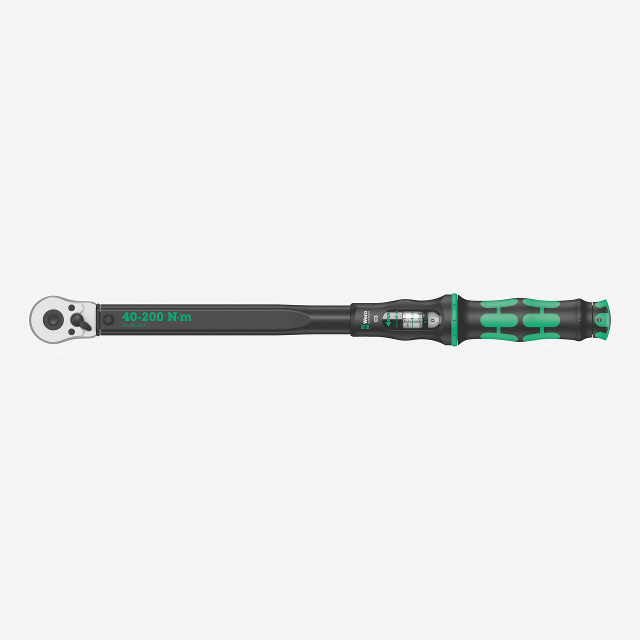 Wera 075622 Torque Wrench 40-200 Nm Reversible Ratchet 1/2" Drive - WR075622 - KC Tool