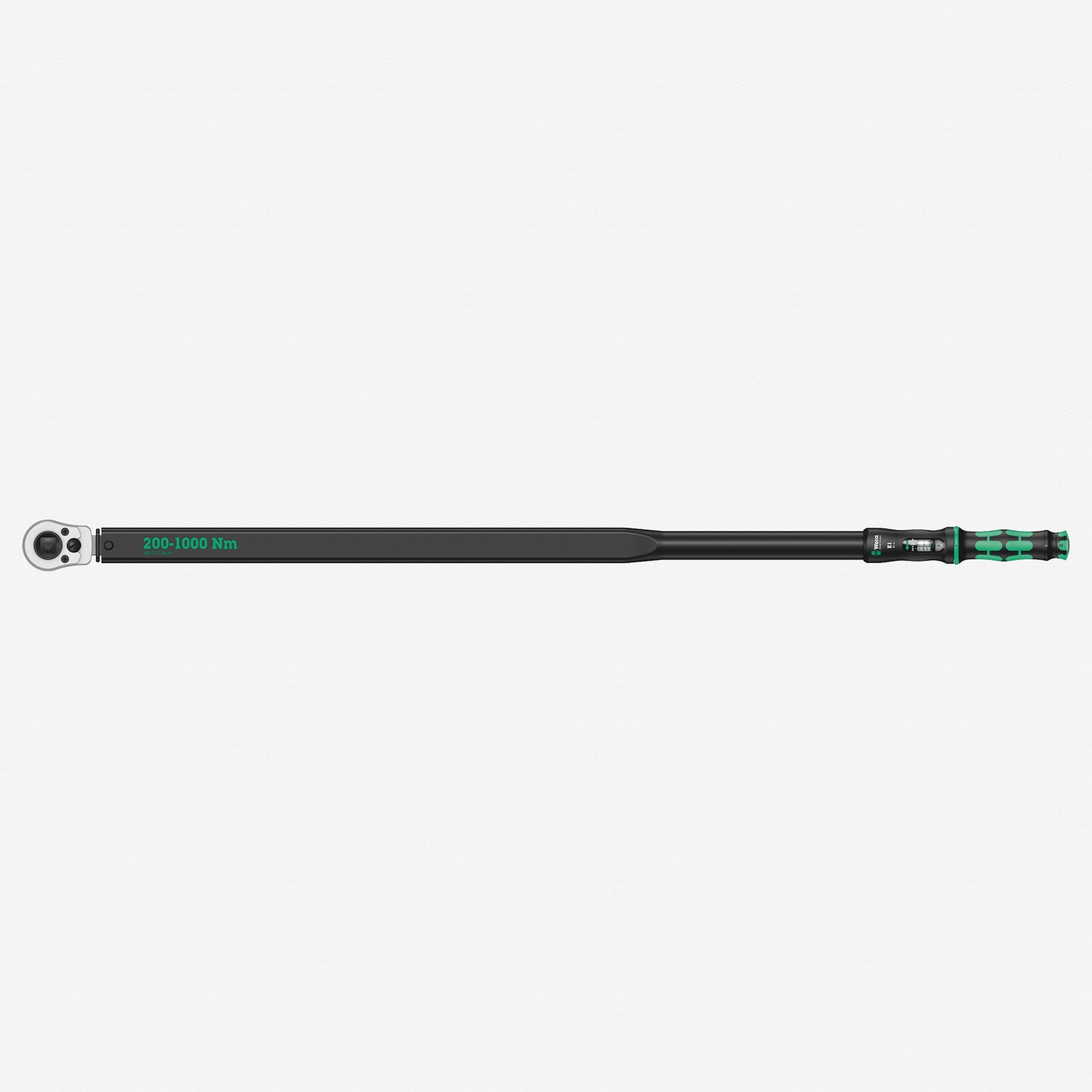 Wera 075631 Click-Torque E 1 Push-Thru Adjustable Torque Wrench, 200-1000 Nm, 3/4" Drive - WR075631 - KC Tool