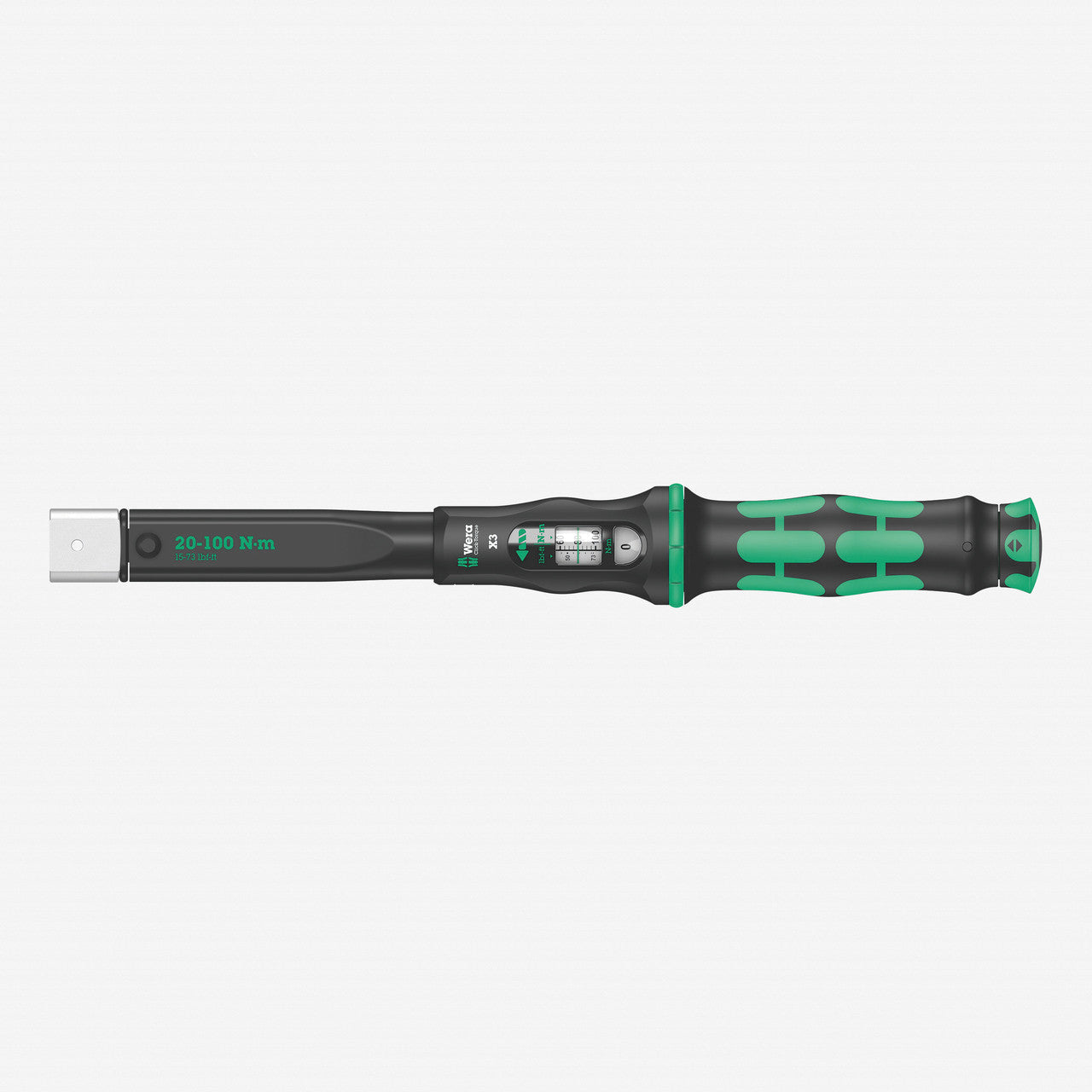 Wera 075653 Torque Wrench 20-100 Nm for 9x12 mm Interchangeable Insert Tools - WR075653 - KC Tool