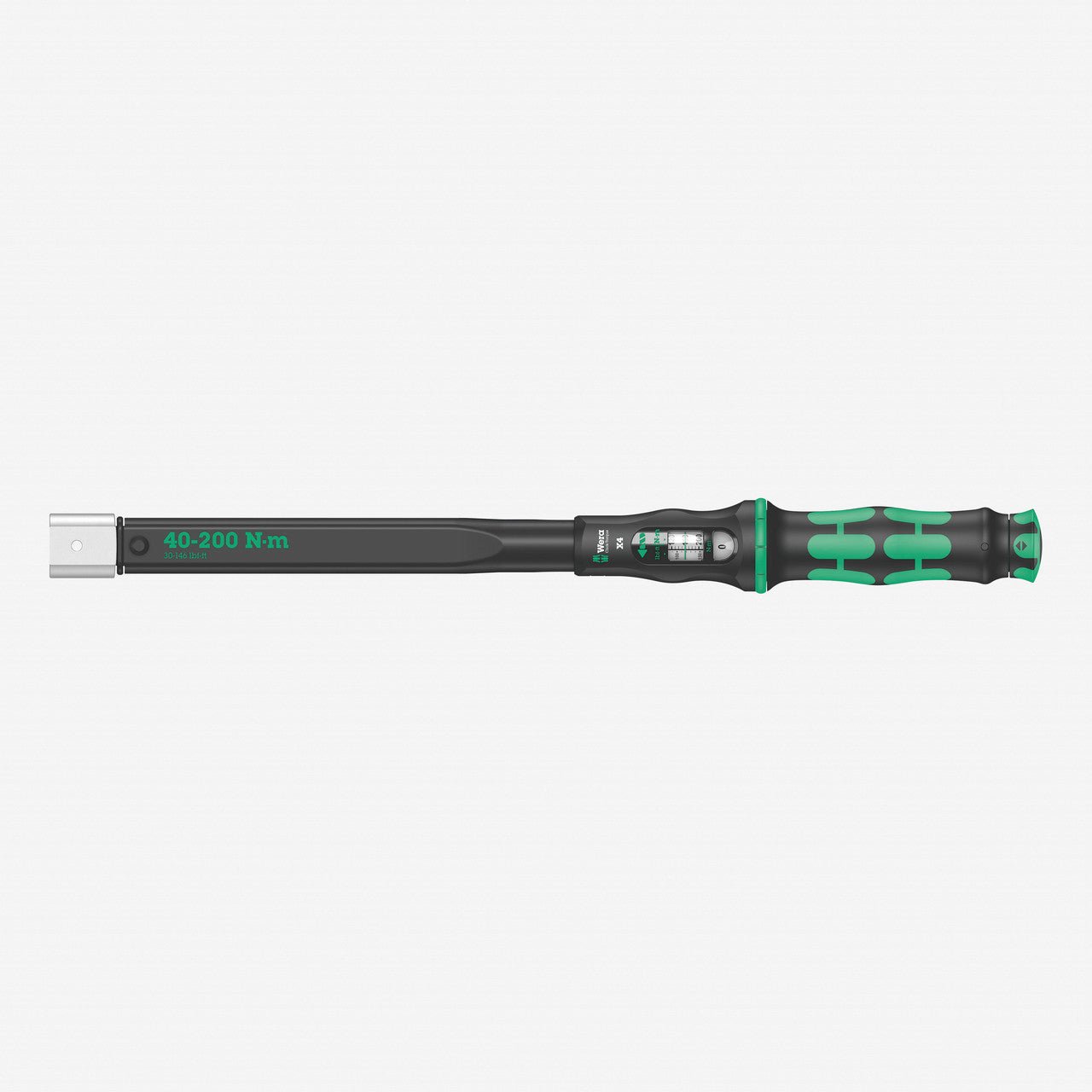 Wera 075654 Torque Wrench 40 - 200 Nm for 14x18 mm Interchangeable Insert Tools - WR075654 - KC Tool