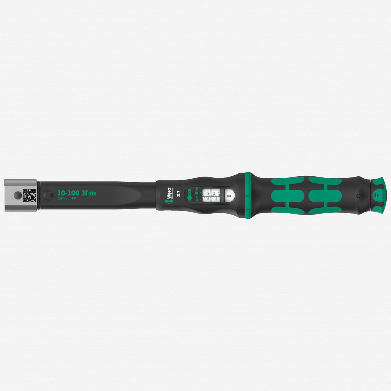 Wera 075657 Click - Torque X 7 Torque Wrench for 14x18 Inserts, 10 - 100 Nm - WR075657 - KC Tool