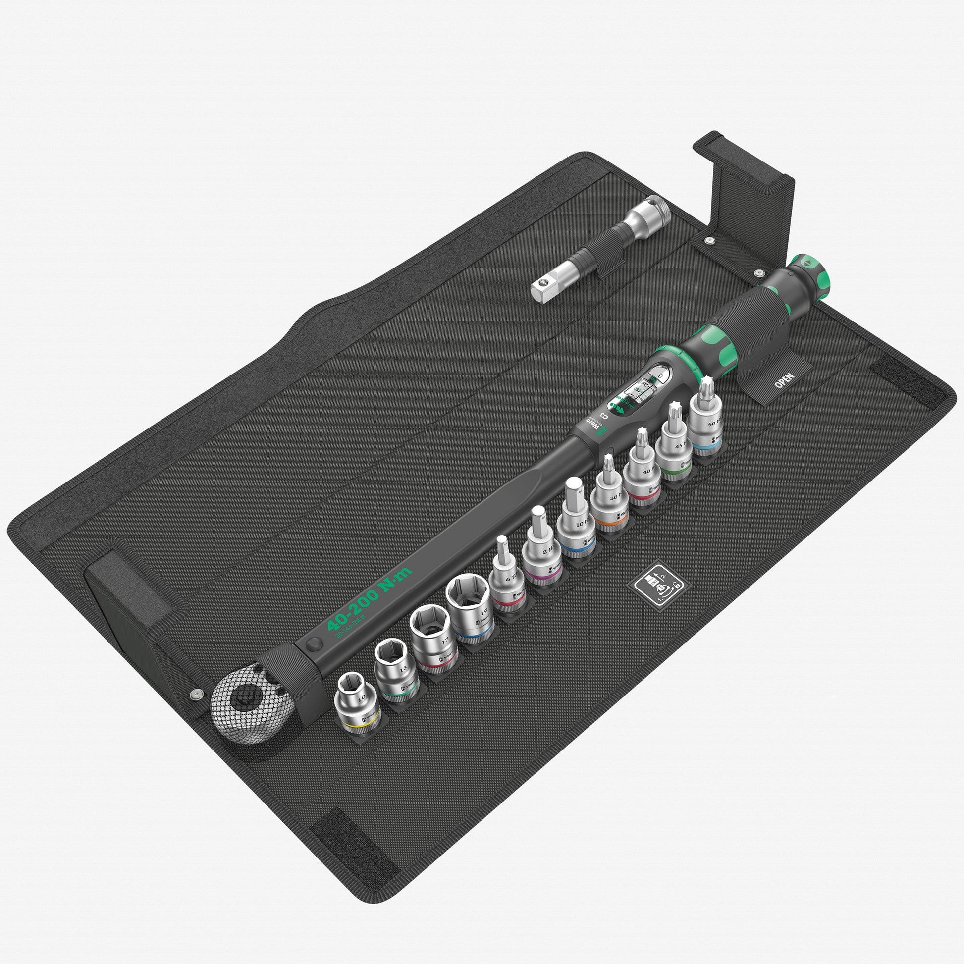 Wera 075680 Click-Torque C 3 Set 1, 40-200 Nm - WR075680 - KC Tool