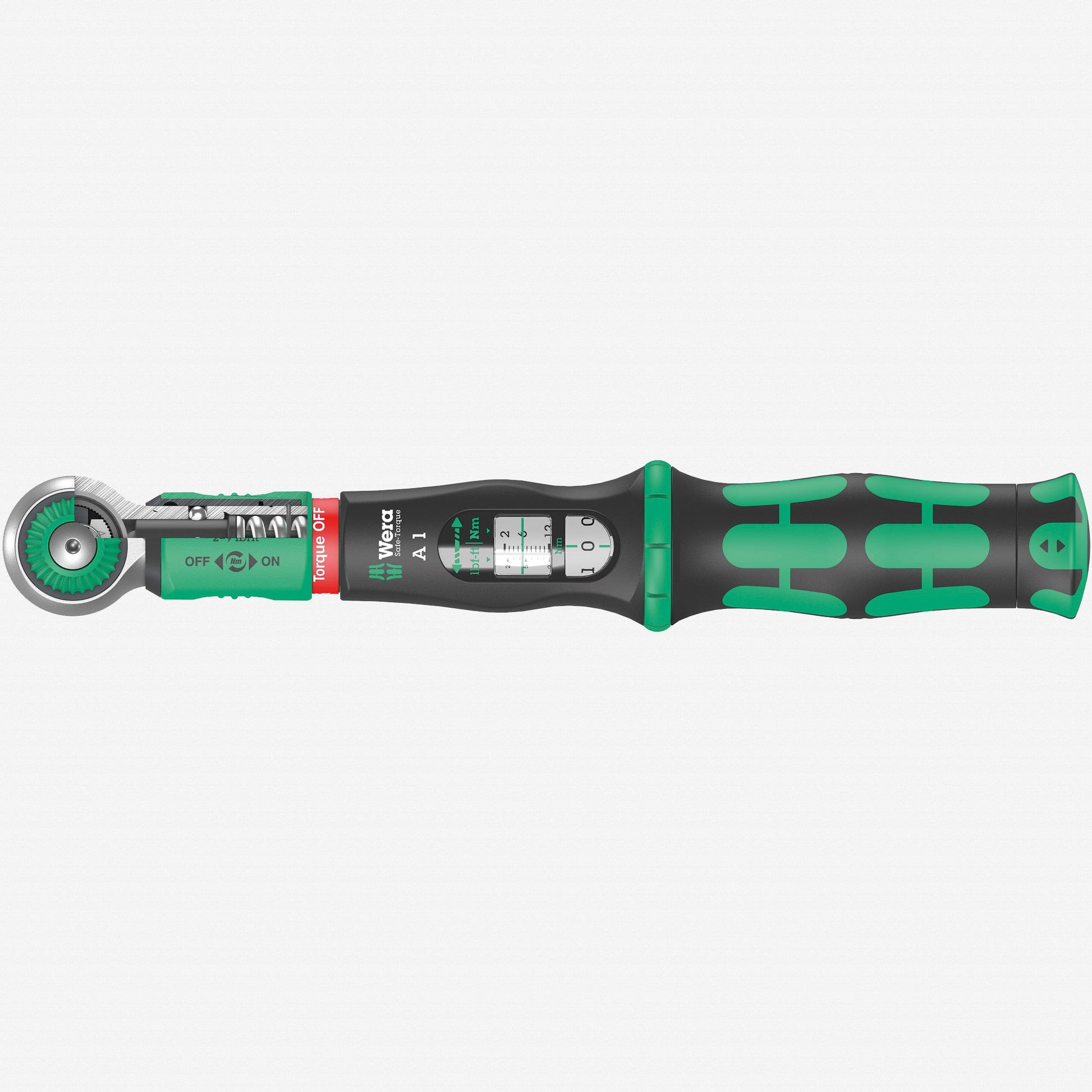 Wera 075800 Safe-Torque A 1 Torque Wrench, 1/4" Square Drive, 2-12Nm - WR075800 - KC Tool
