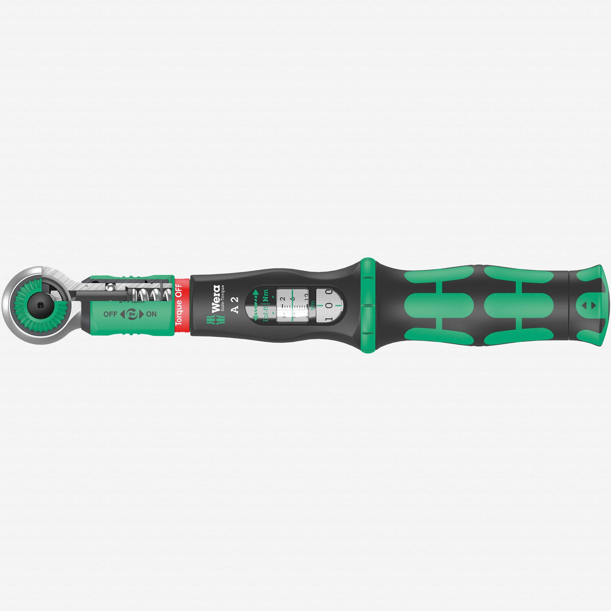 Wera 075801 Safe-Torque A 2 Torque Wrench, 1/4" Hex Drive, 2-12Nm - WR075801 - KC Tool