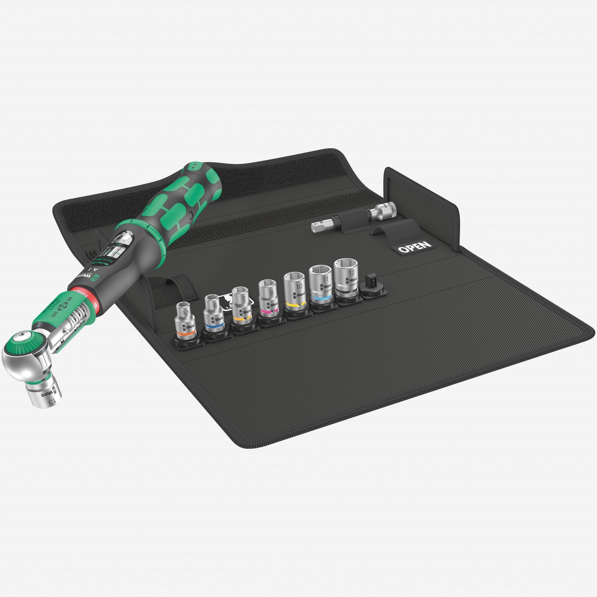 Wera 075830 Safe-Torque A 1 Set 1, 1/4" Square Drive, 2-12Nm, 10 Pieces - WR075830 - KC Tool