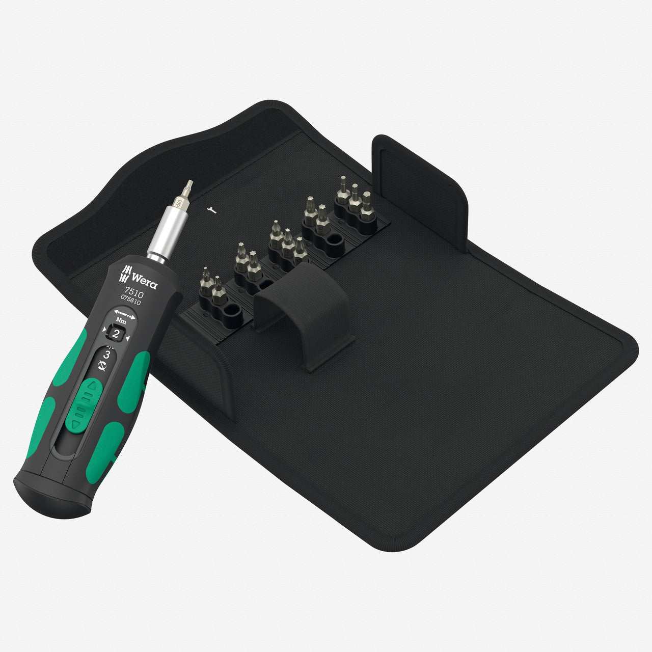 Wera 075840 7510/14 Carbide Inserts Safe - Torque Speed Tool Set, 14 Pieces - WR075840 - KC Tool