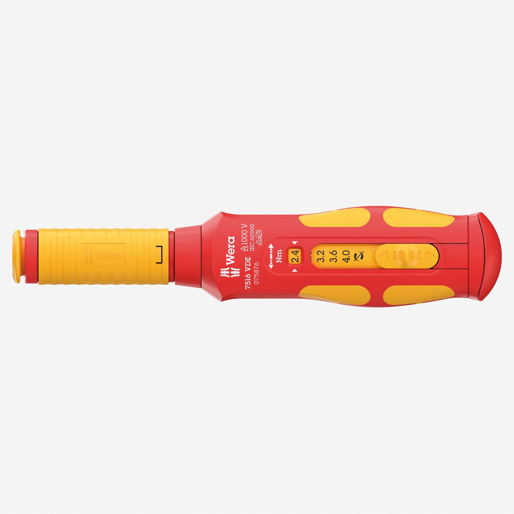 Wera 075876 VDE Kraftform Safe-Torque Speed Torque Screwdriver, 2.4-4.0 Nm - WR075876 - KC Tool