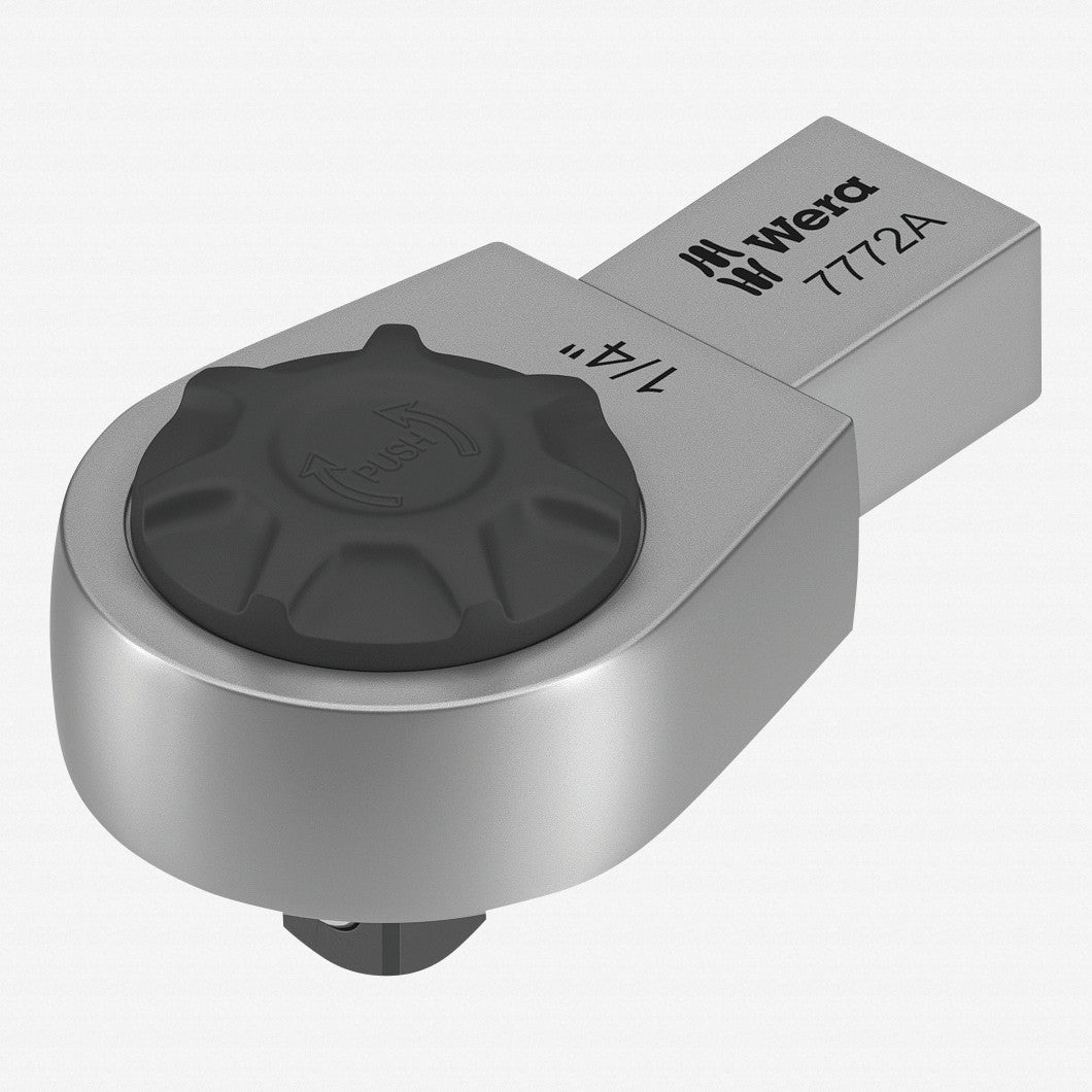 Wera 078635 7772 A Ratchet Insert, 9x12 mm holder, 1/4" Drive, Reversible - WR078635 - KC Tool