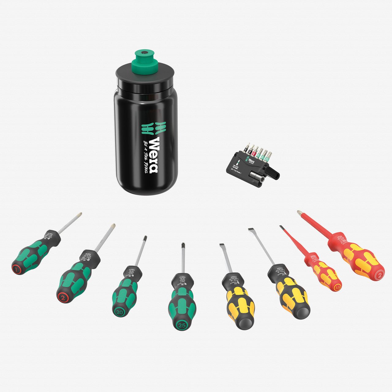 Wera 100028 9540 Kraftform XL Bottle Set, 17 Pieces - WR100028 - KC Tool