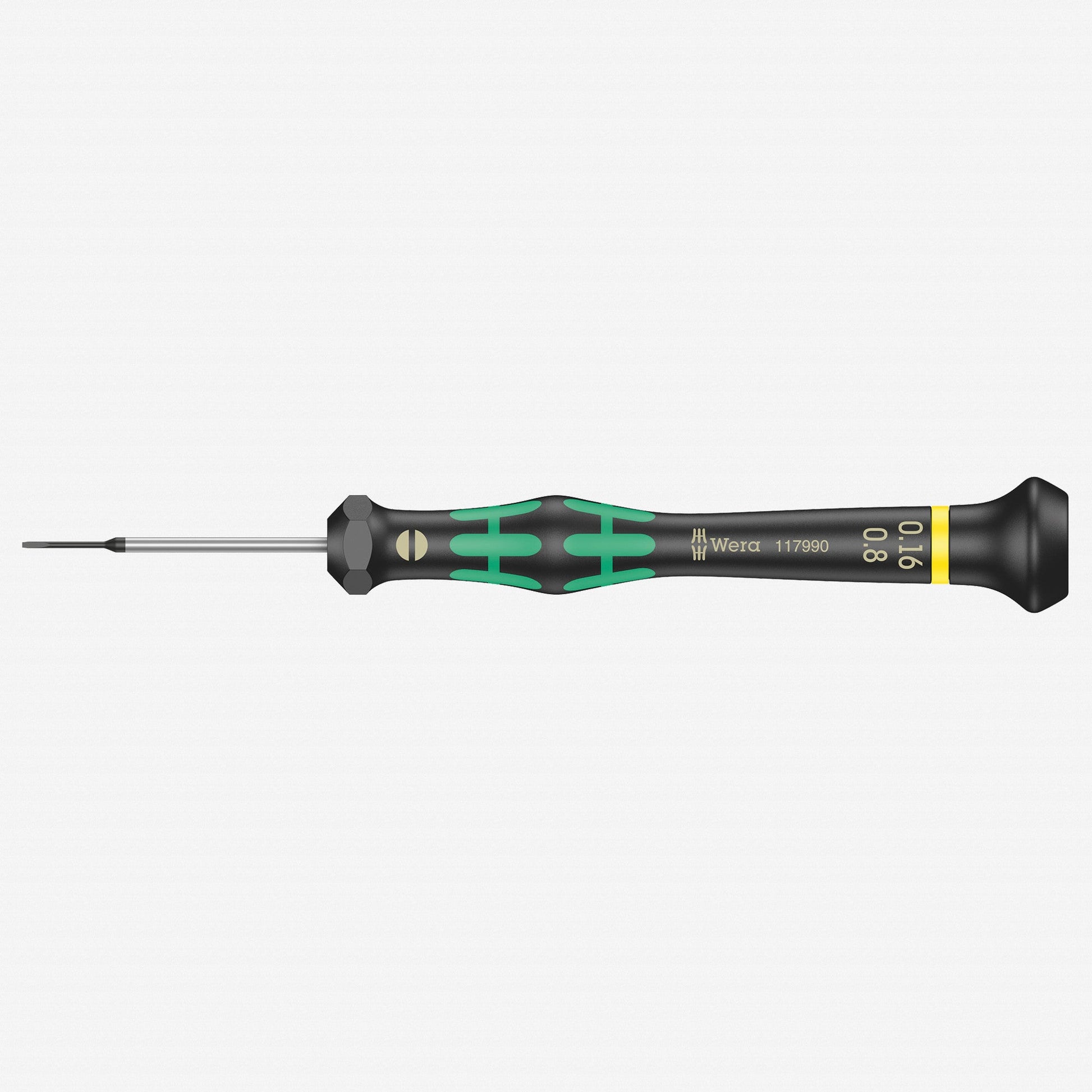 Wera 117990 0.8 x 40mm Kraftform Micro Slotted Precision Screwdriver - WR117990 - KC Tool