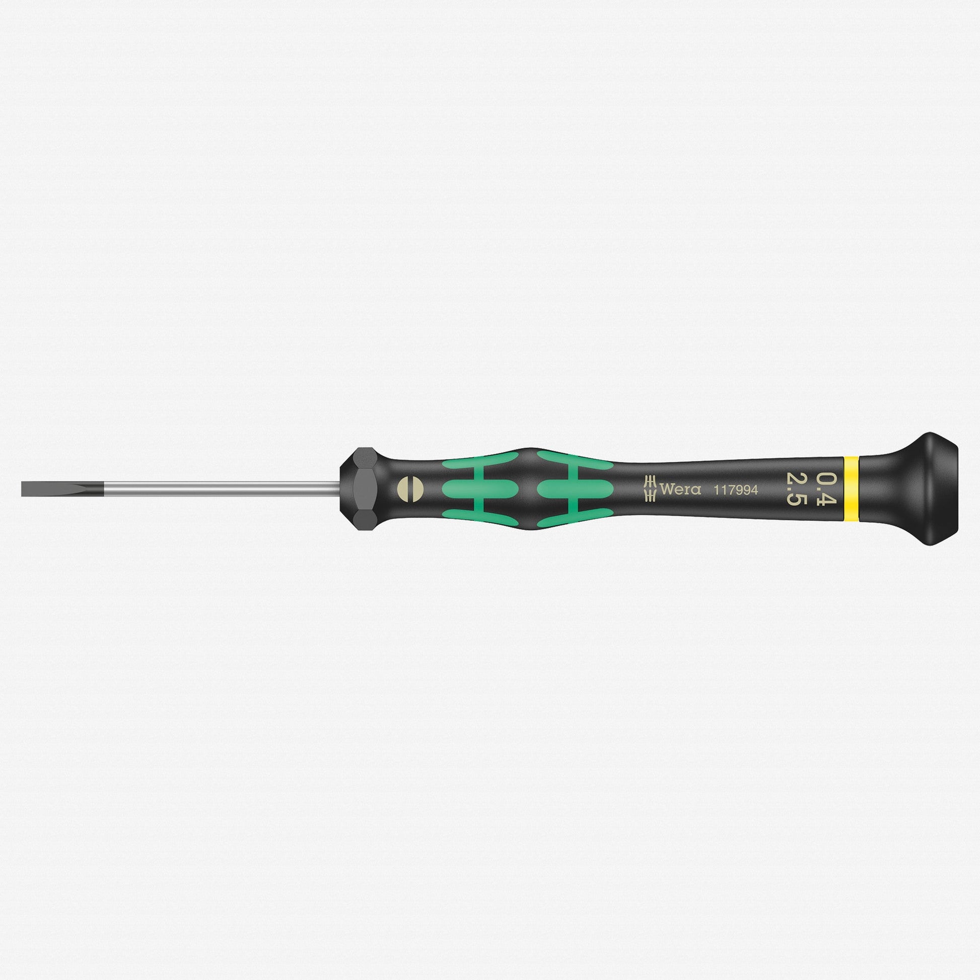 Wera 117994 2.5 x 50mm Kraftform Micro Slotted Precision Screwdriver - WR117994 - KC Tool