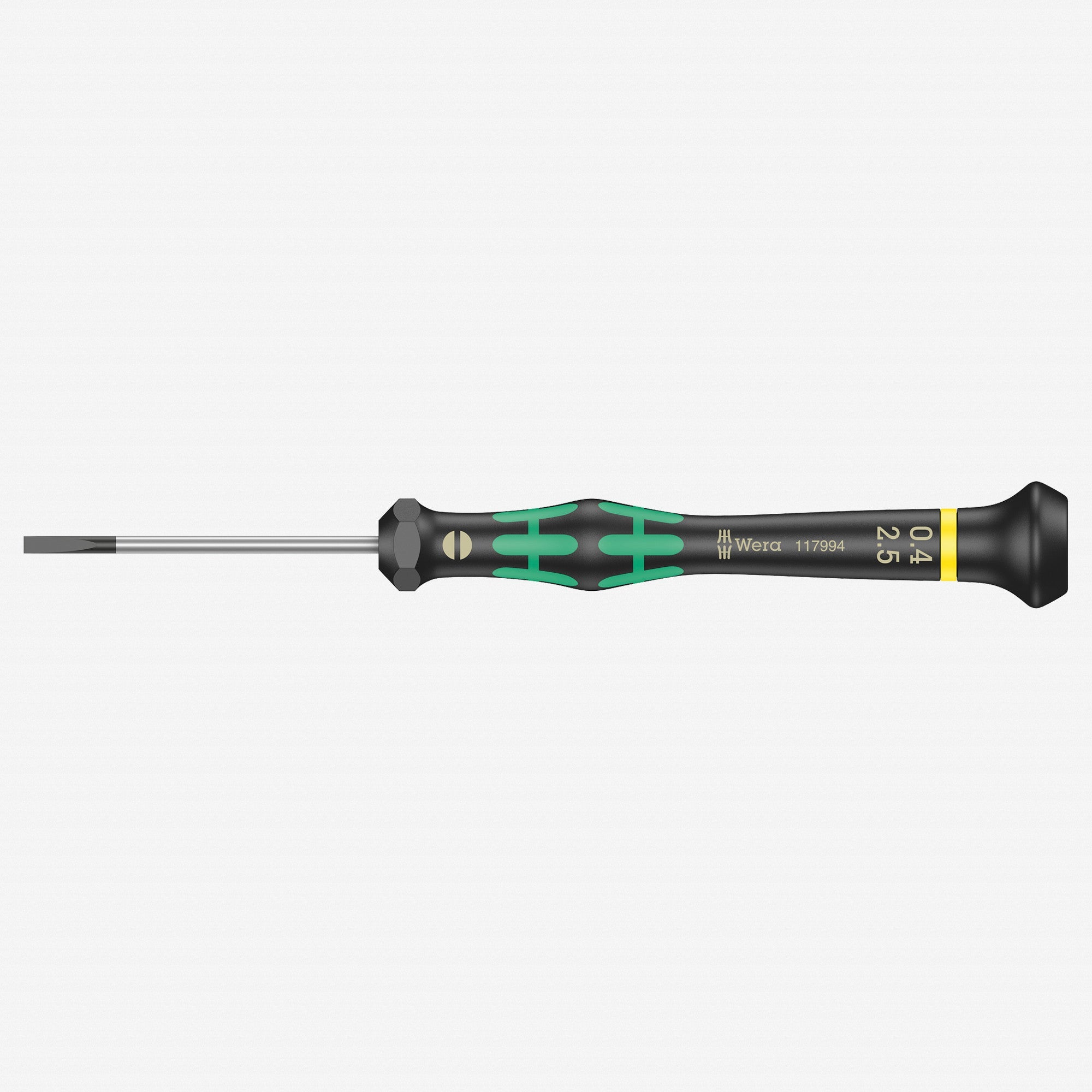 Wera 117994 2.5 x 50mm Kraftform Micro Slotted Precision Screwdriver - WR117994 - KC Tool