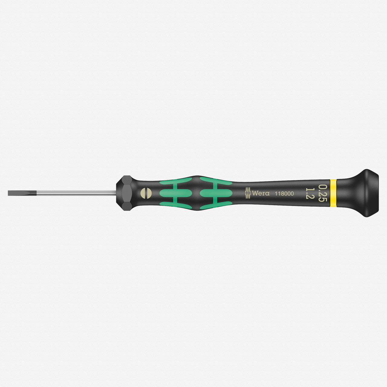 Wera 118000 1.2 x 40mm Kraftform Micro Slotted Precision Screwdriver (0.25mm thick) - WR118000 - KC Tool