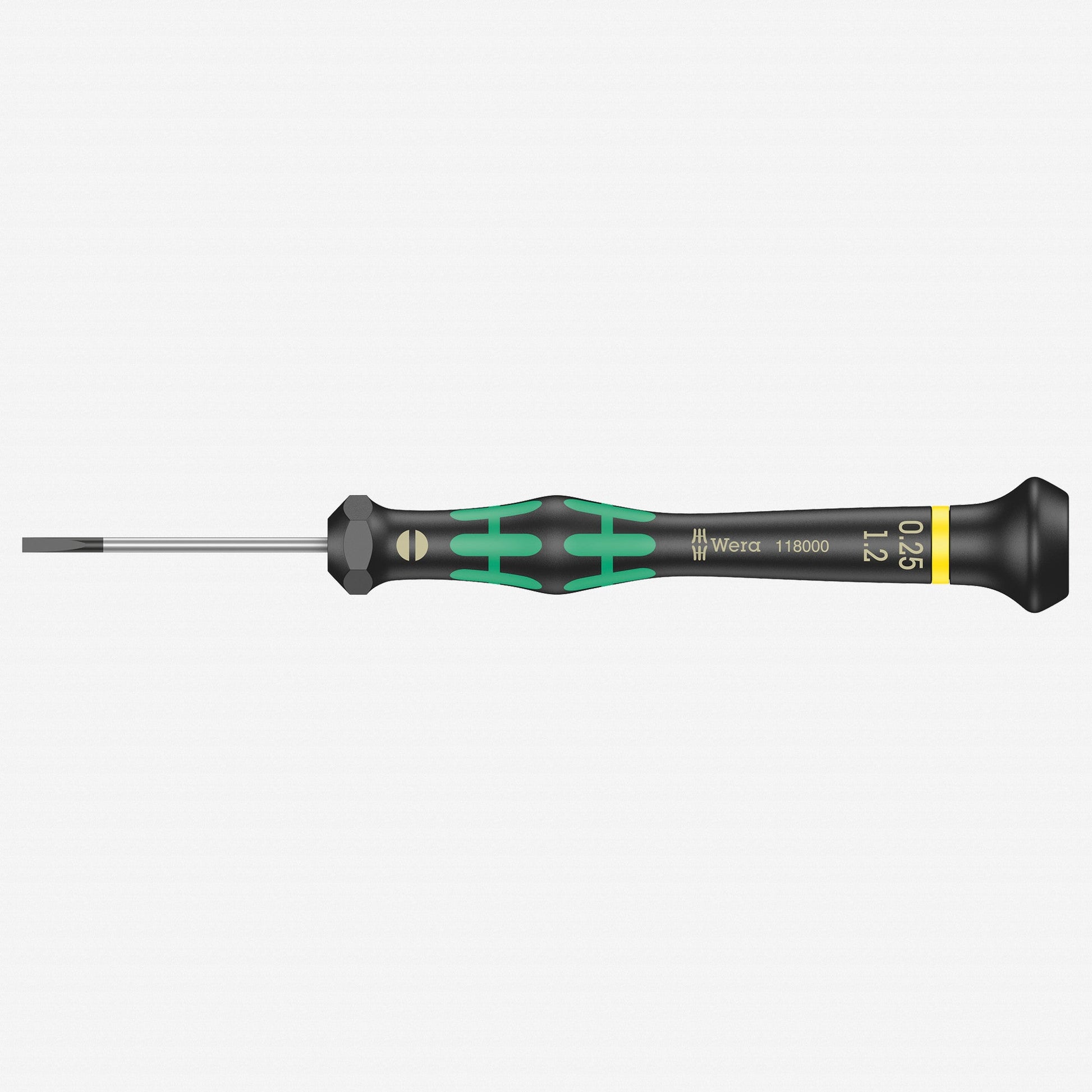 Wera 118000 1.2 x 40mm Kraftform Micro Slotted Precision Screwdriver (0.25mm thick) - WR118000 - KC Tool