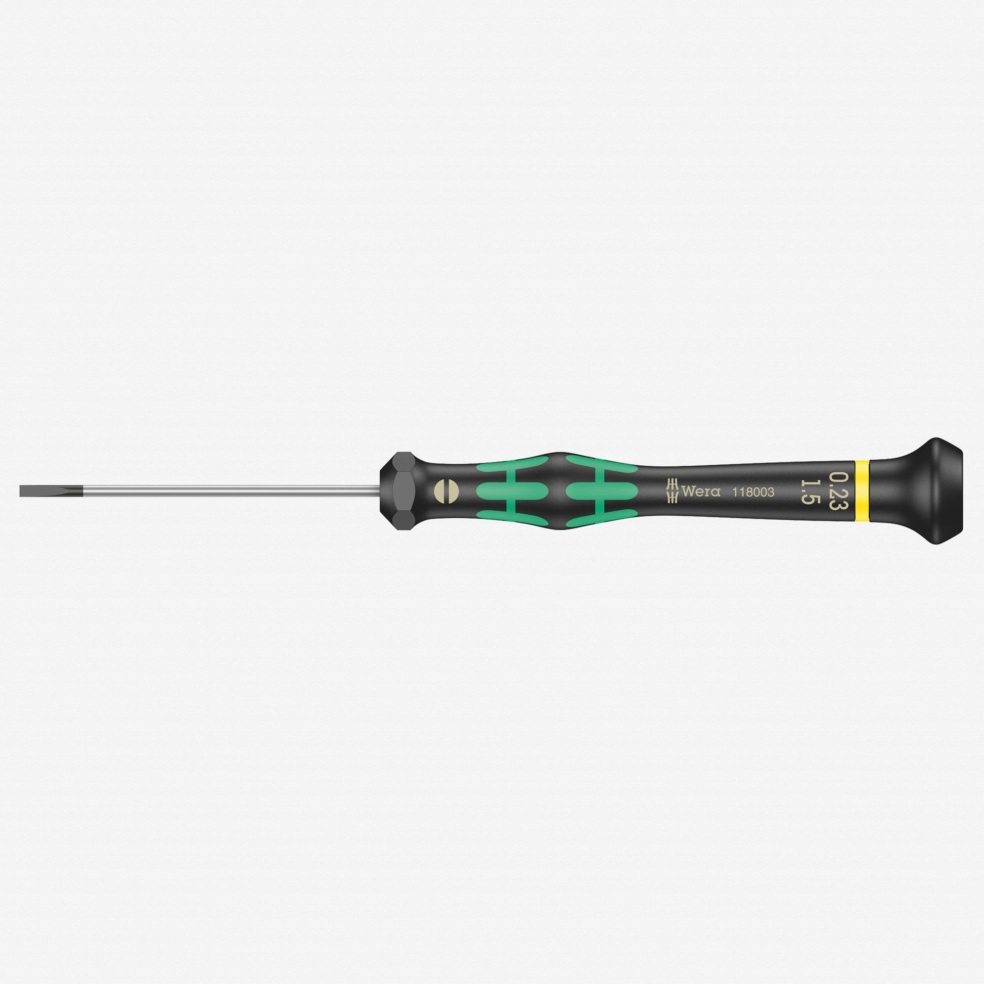 Wera 118003 1.5 x 60mm Kraftform Micro Slotted Precision Screwdriver - WR118003 - KC Tool