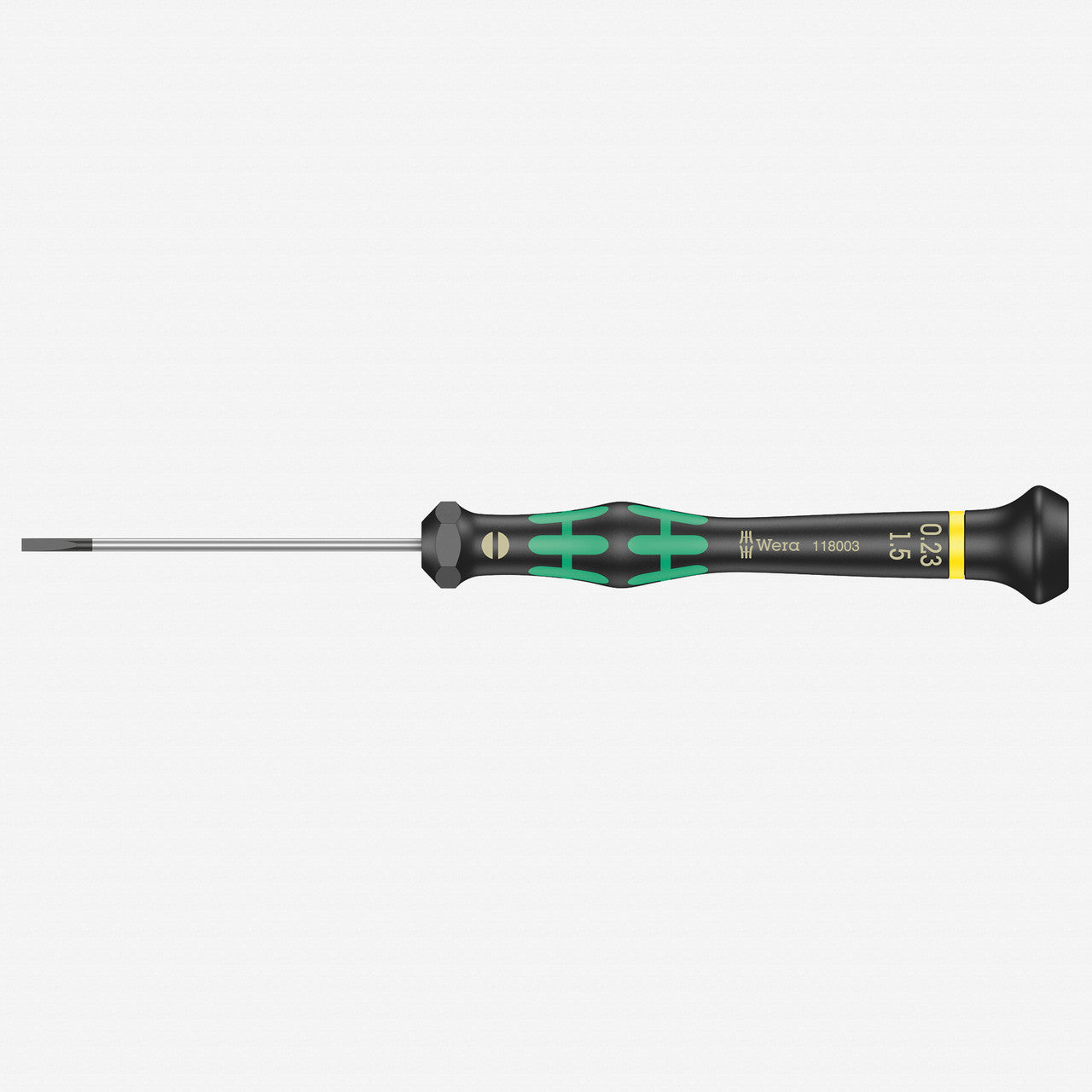 Wera 118003 1.5 x 60mm Kraftform Micro Slotted Precision Screwdriver - WR118003 - KC Tool