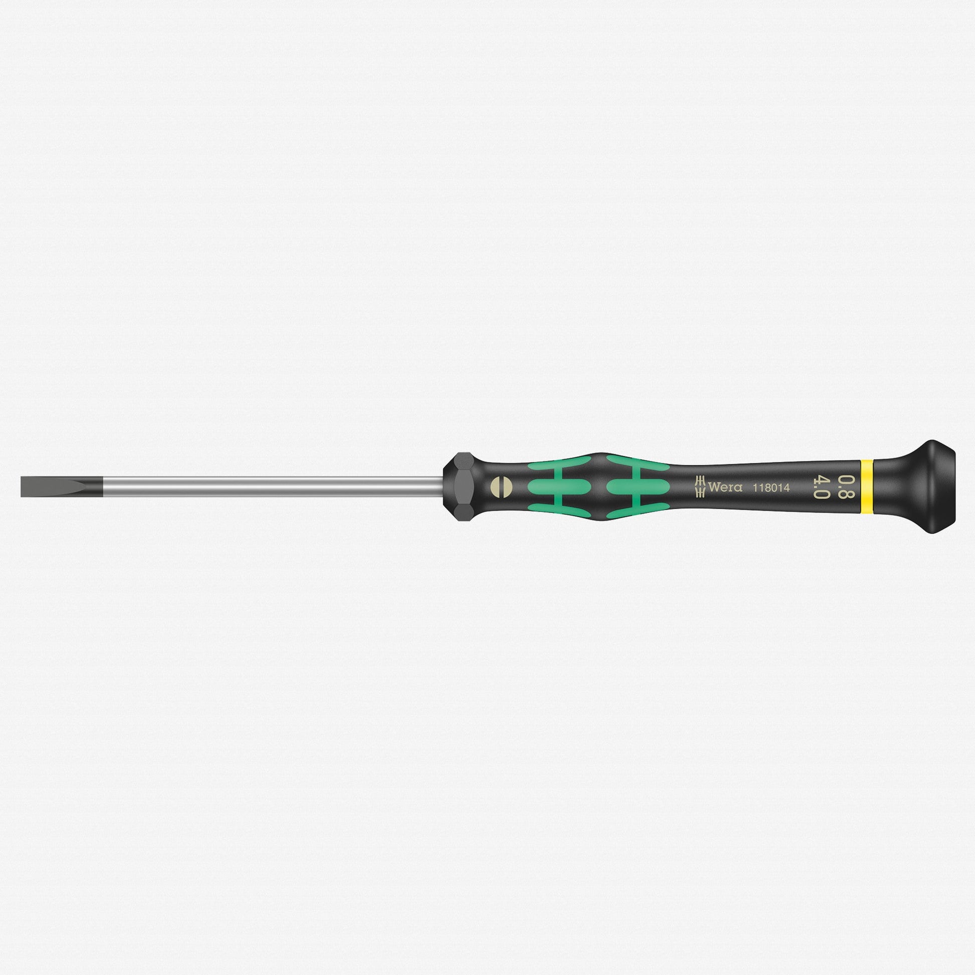 Wera 118014 4 x 80mm Kraftform Micro Slotted Precision Screwdriver - WR118014 - KC Tool