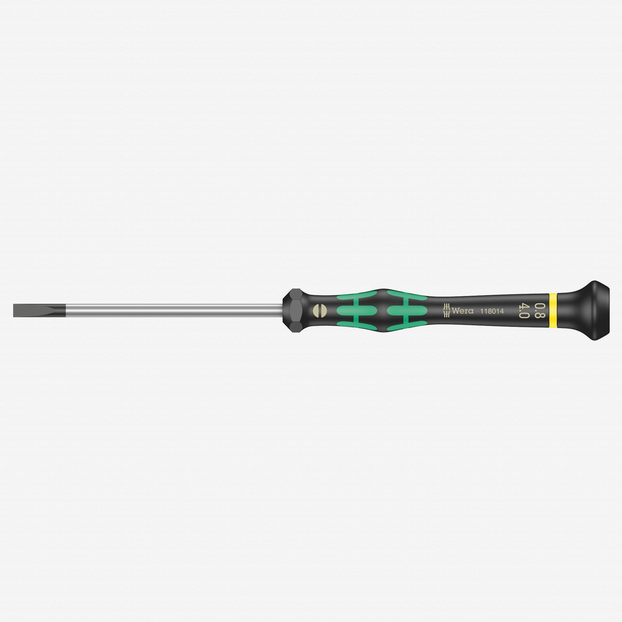 Wera 118014 4 x 80mm Kraftform Micro Slotted Precision Screwdriver - WR118014 - KC Tool