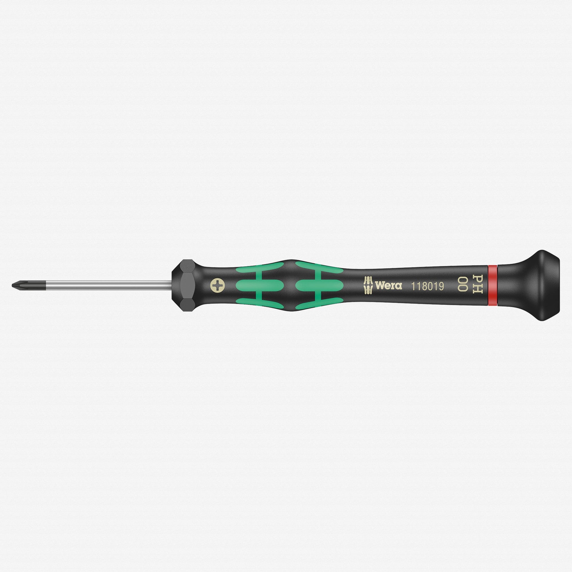 Wera 118019 PH 00 x 40mm Kraftform Micro Phillips Precision Screwdriver - WR118019 - KC Tool