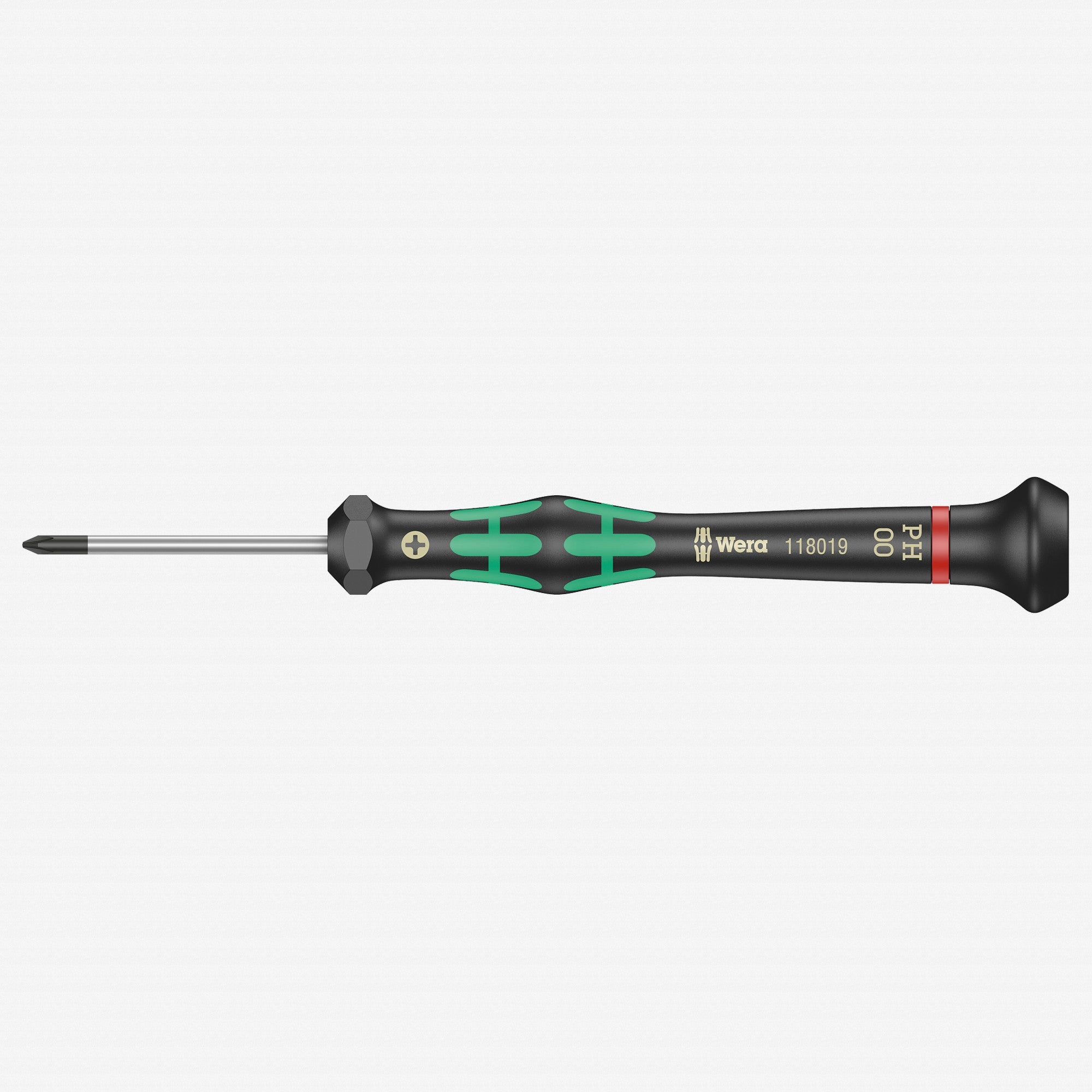 Wera 118019 PH 00 x 40mm Kraftform Micro Phillips Precision Screwdriver - WR118019 - KC Tool