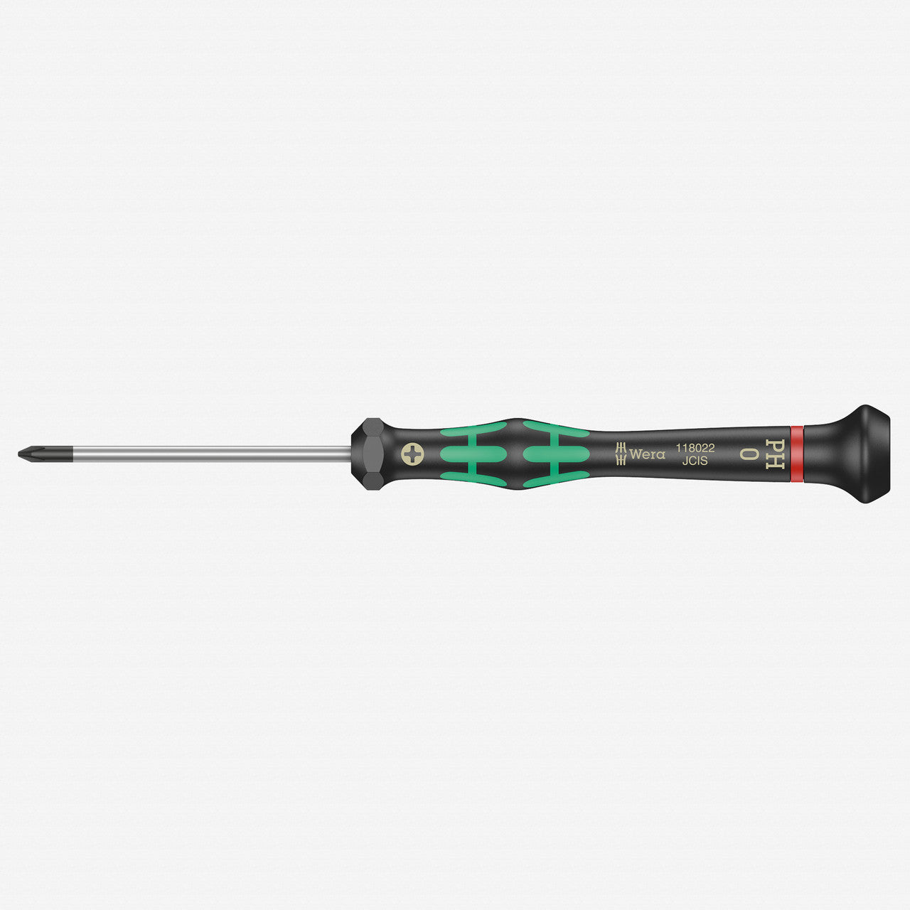 Wera 118022 PH 0 x 60mm Kraftform Micro Phillips Precision Screwdriver - WR118022 - KC Tool