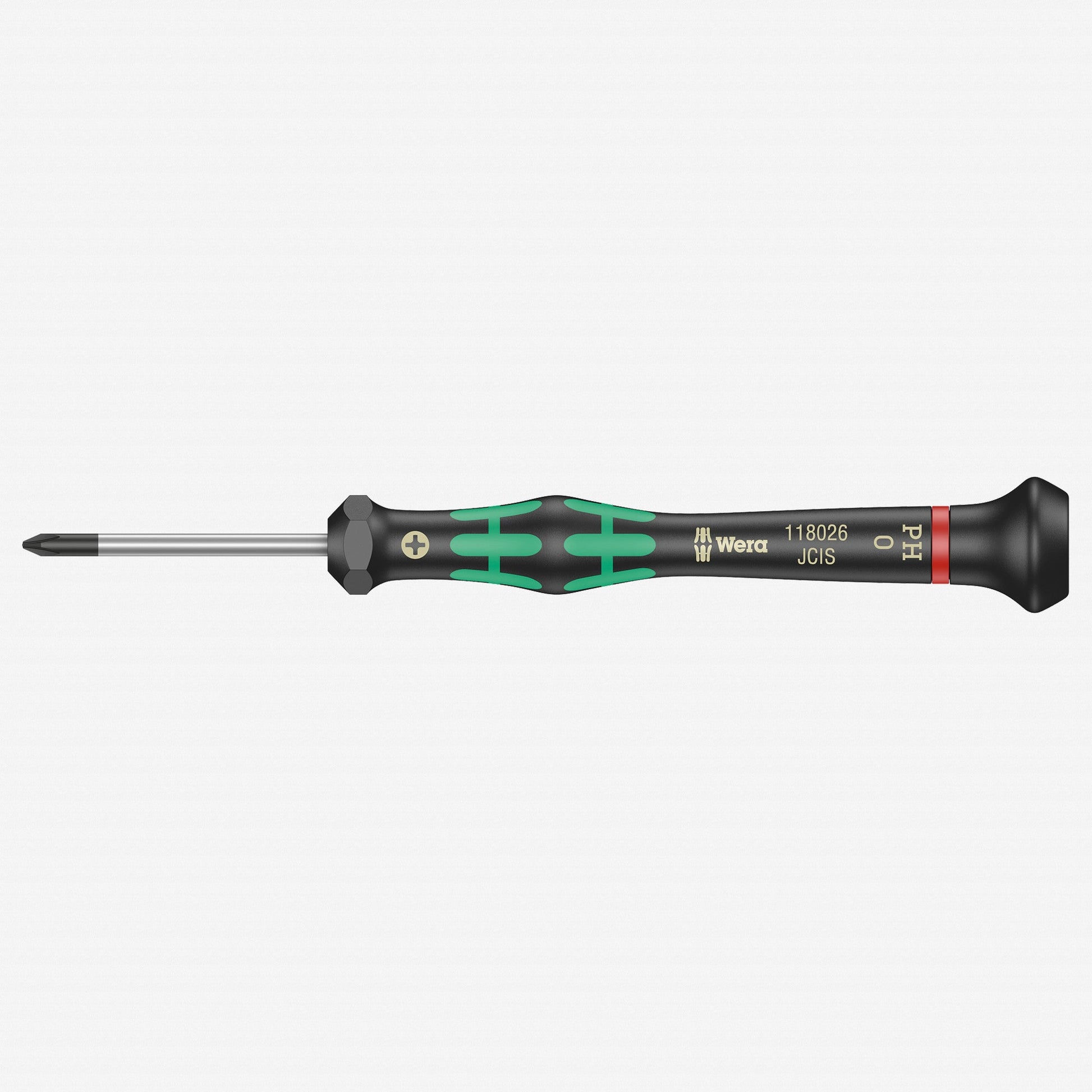 Wera 118026 PH 0 x 40mm Kraftform Micro Screwdriver - WR118026 - KC Tool