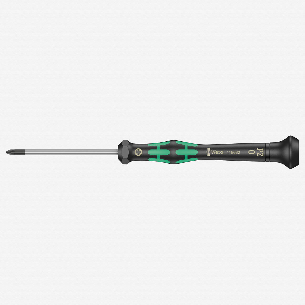 Wera 118030 PZ 0 x 60mm Kraftform Micro Pozidriv Precision Screwdriver - WR118030 - KC Tool