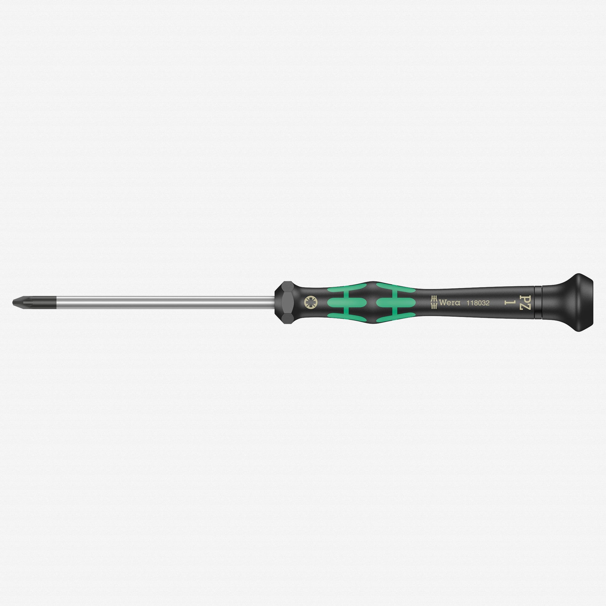 Wera 118032 PZ 1 x 80mm Kraftform Micro Pozidriv Precision Screwdriver - WR118032 - KC Tool