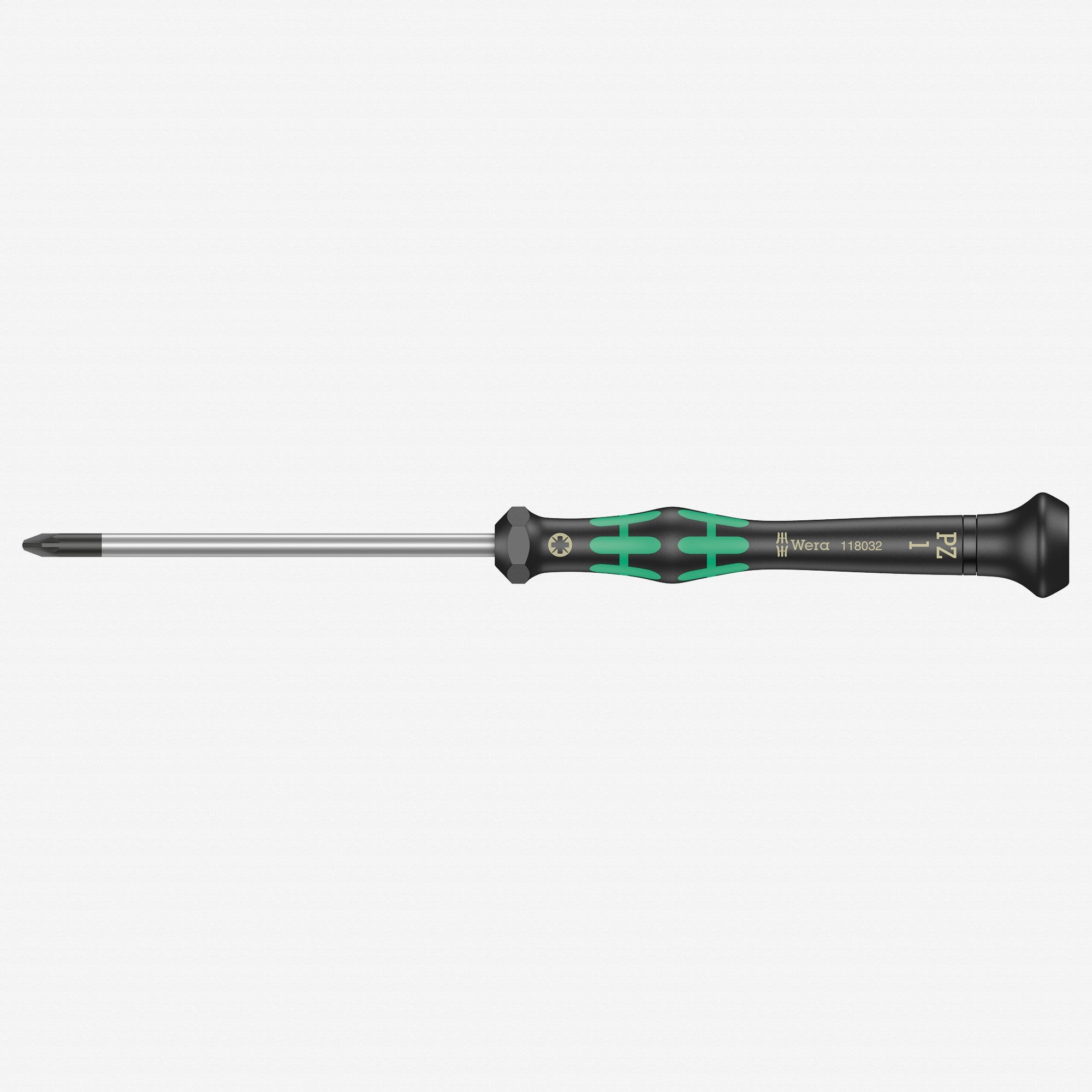 Wera 118032 PZ 1 x 80mm Kraftform Micro Pozidriv Precision Screwdriver - WR118032 - KC Tool