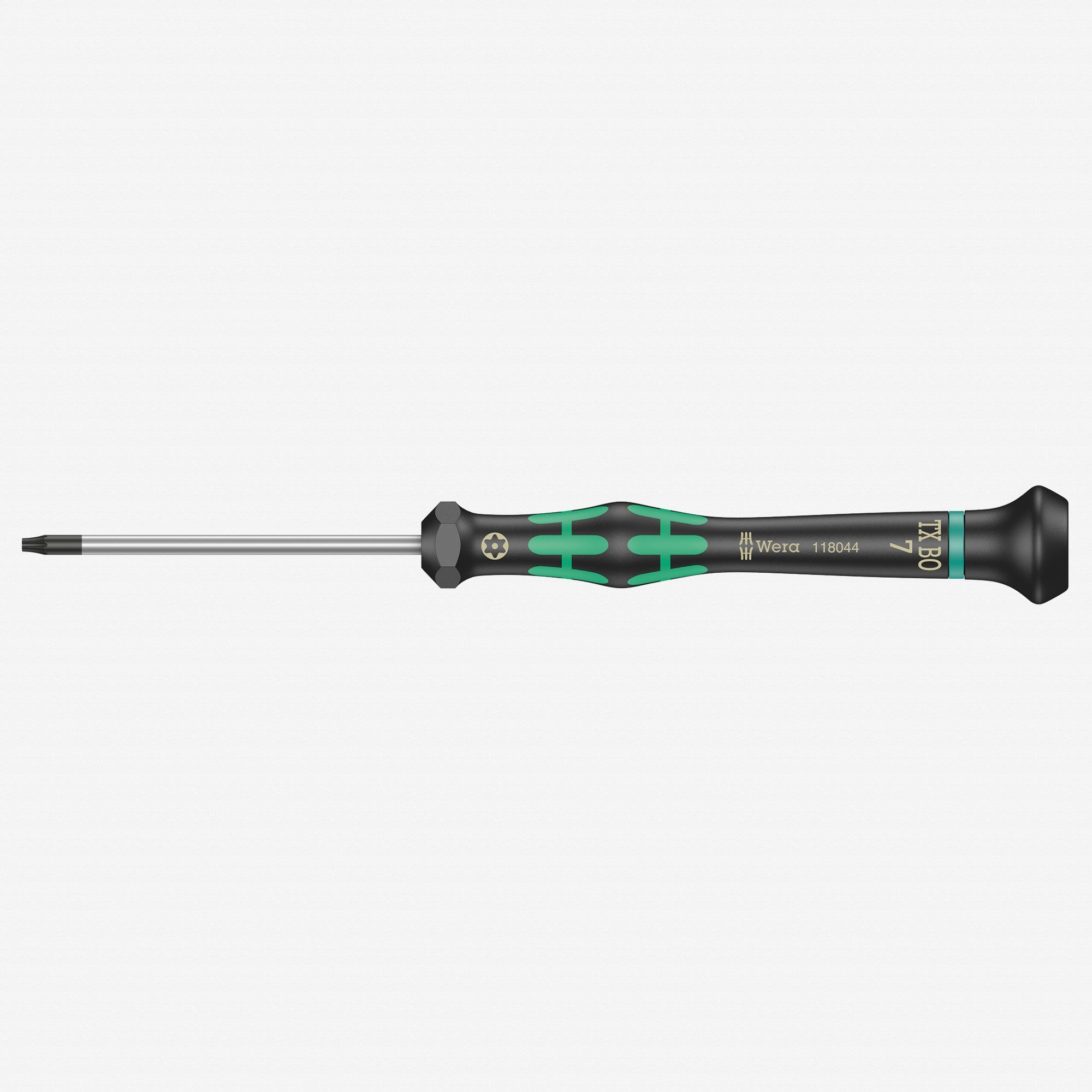 Wera 118044 T7s x 60mm Kraftform Micro Security TORX® Precision Screwdriver - WR118044 - KC Tool