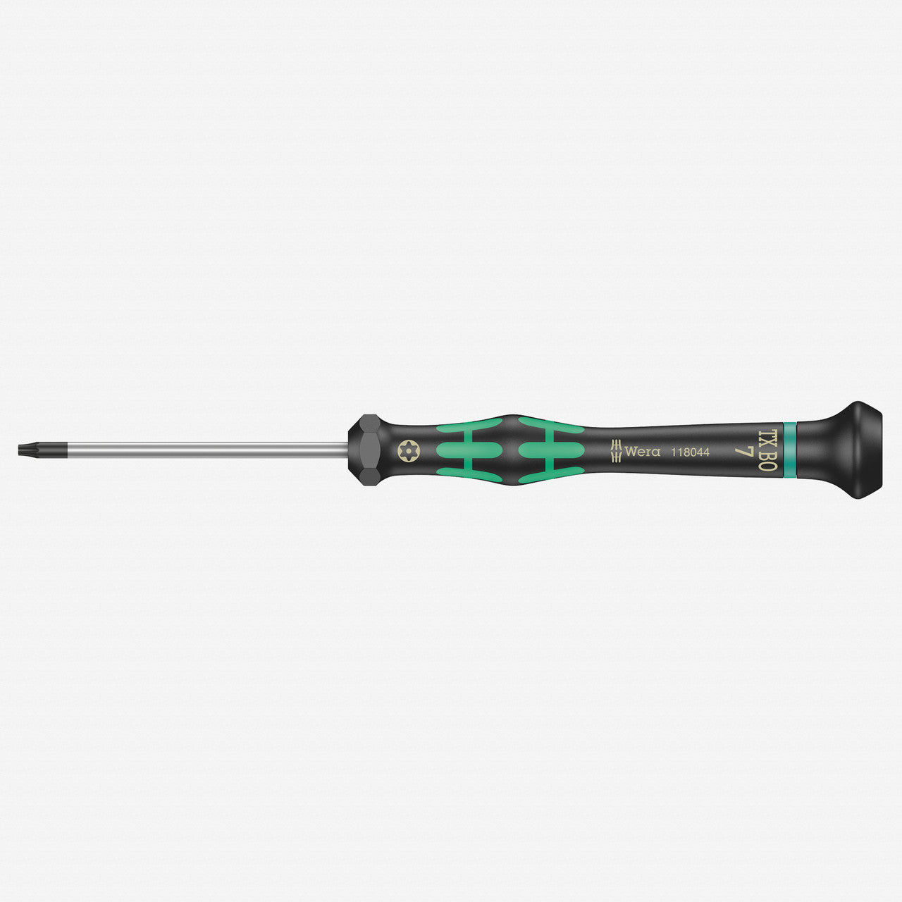 Wera 118044 T7s x 60mm Kraftform Micro Security Torx Precision Screwdriver - WR118044 - KC Tool