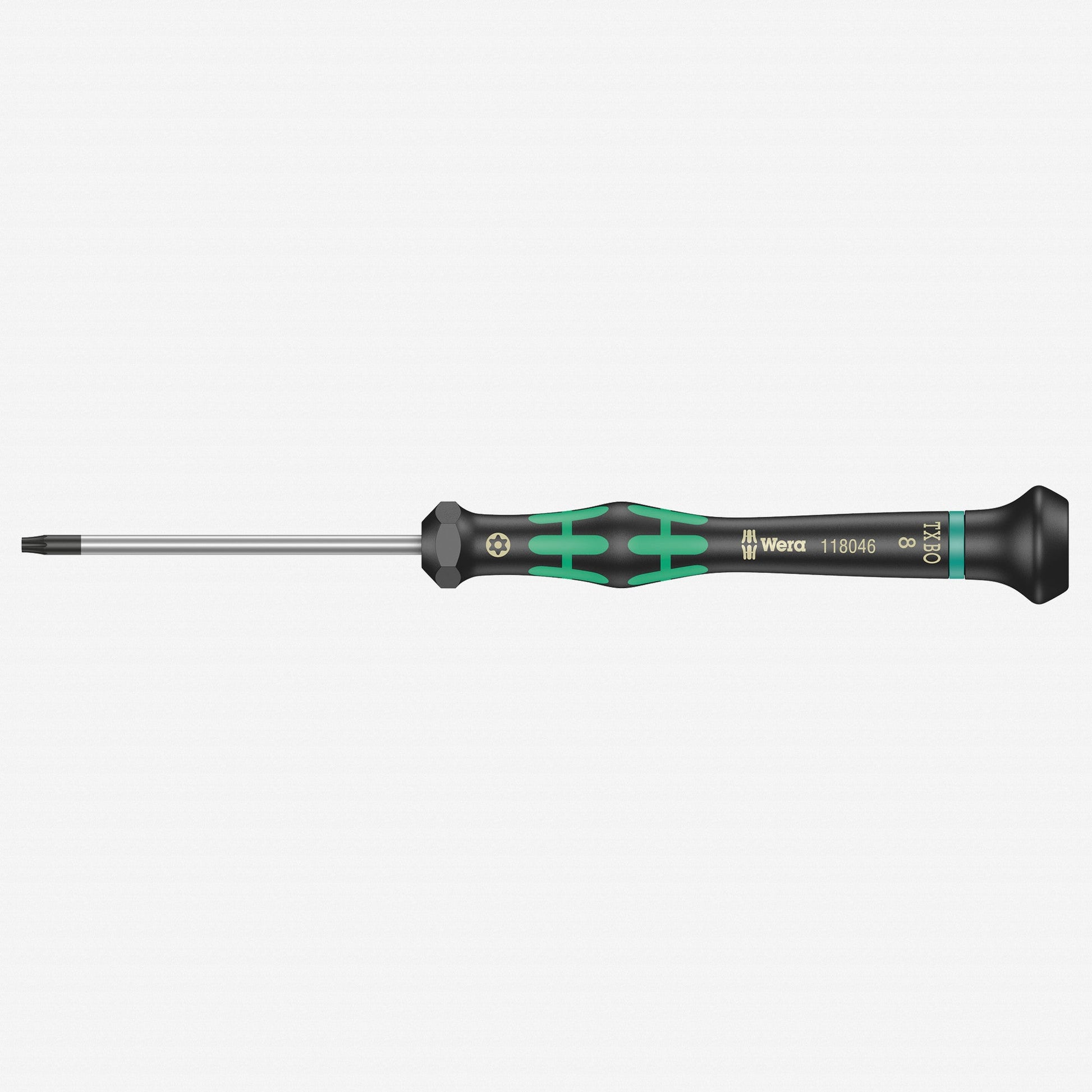 Wera 118046 T8s x 60mm Kraftform Micro Security TORX® Precision Screwdriver - WR118046 - KC Tool