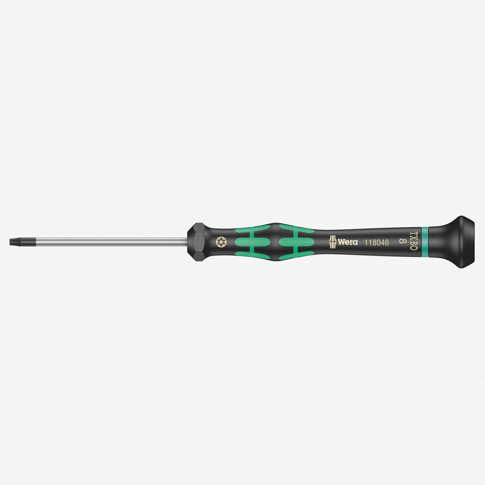 Wera 118046 T8s x 60mm Kraftform Micro Security TORX® Precision Screwdriver - WR118046 - KC Tool