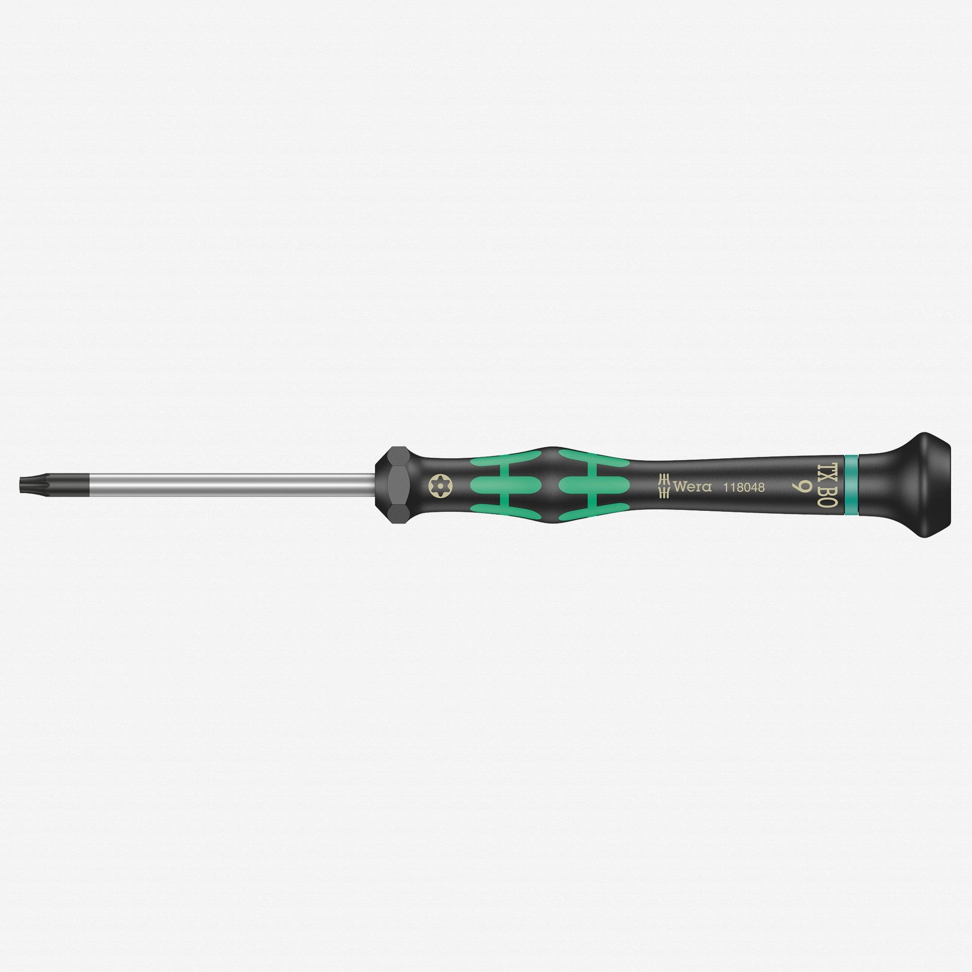 Wera 118048 T9s x 60mm Kraftform Micro Security TORX® Precision Screwdriver - WR118048 - KC Tool